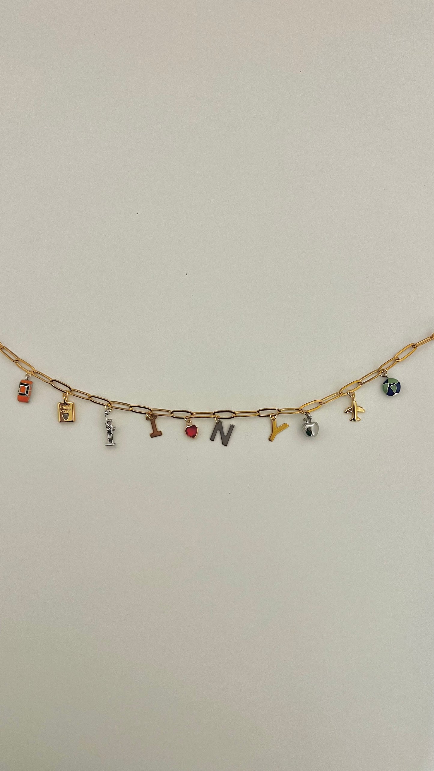 A PostCard From New York Charm Necklace