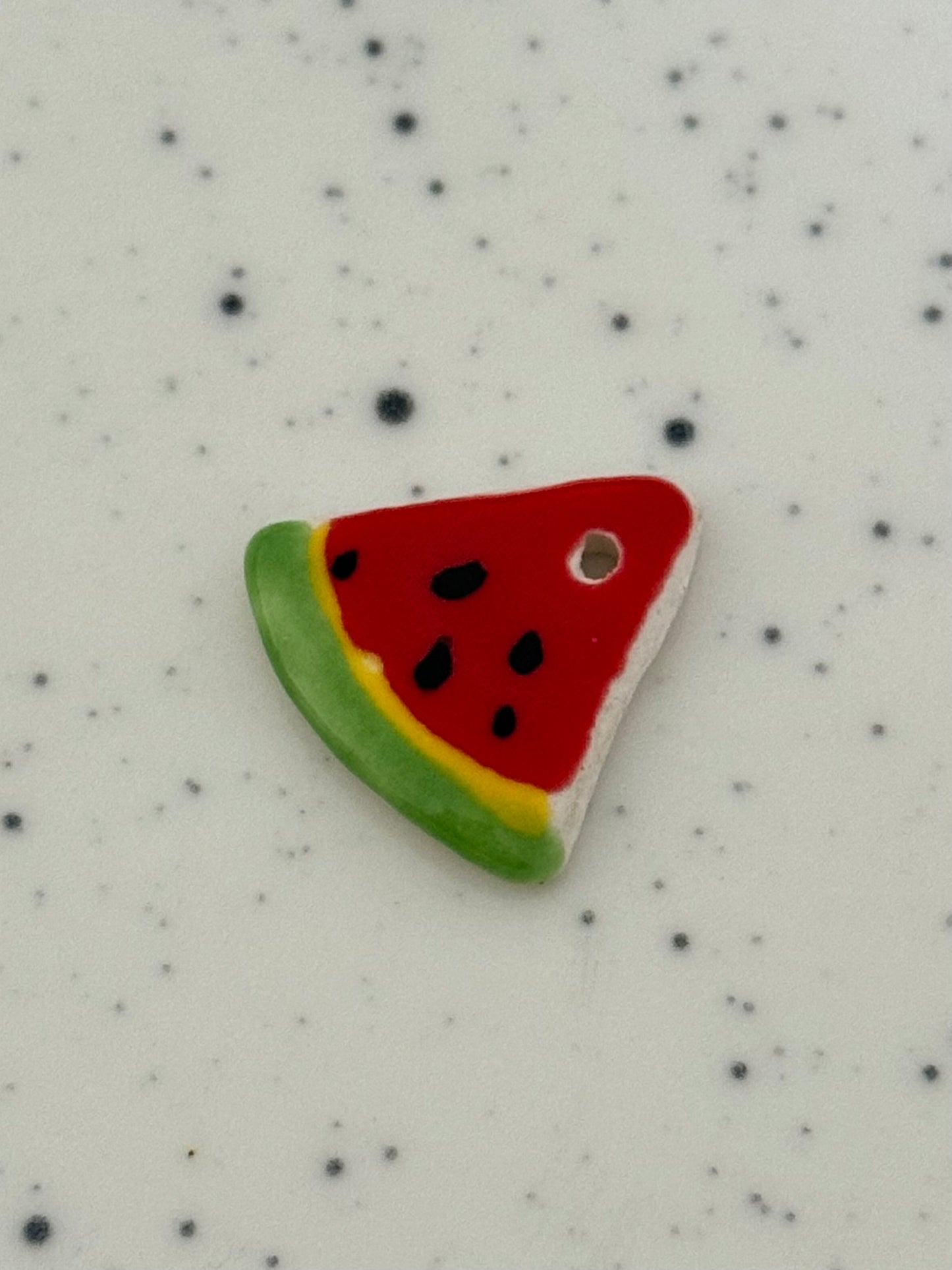 Ceramic Watermelon Charm
