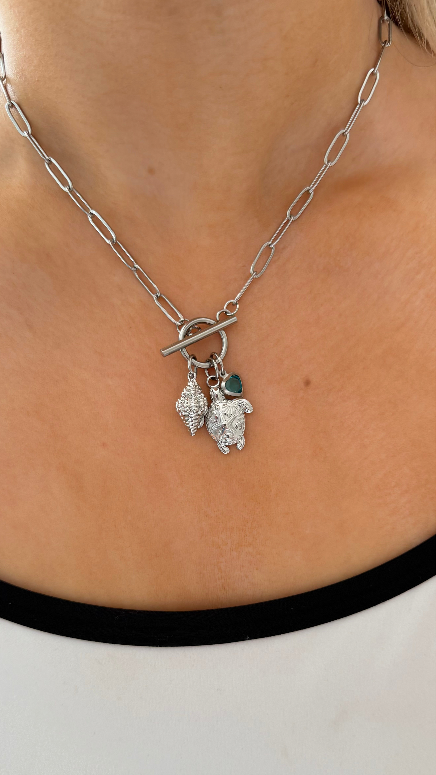 Turtle Babe Charm Necklace