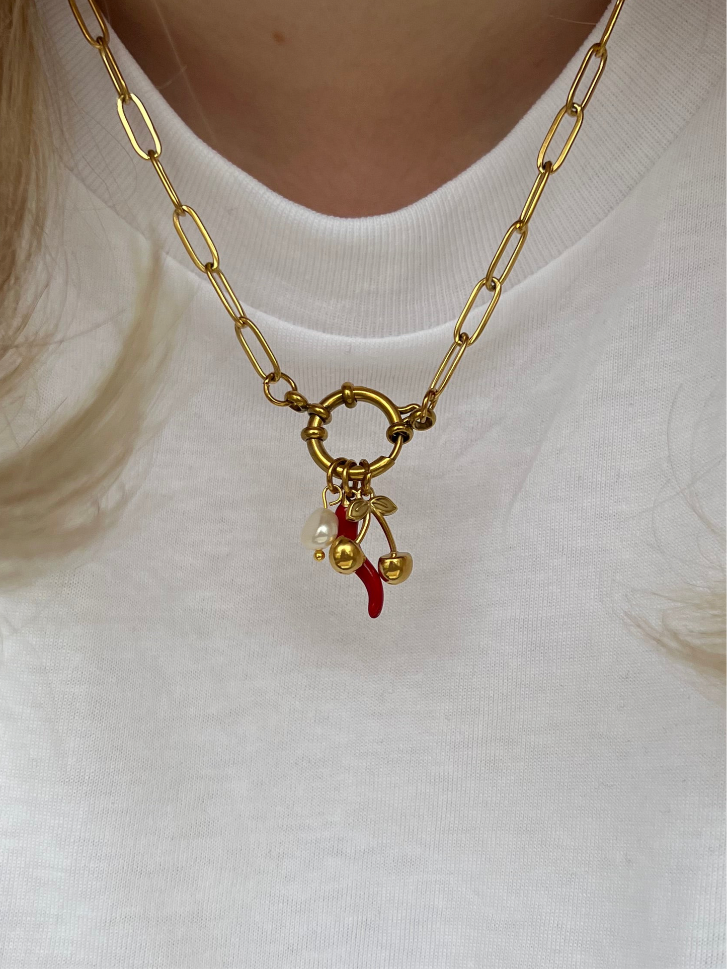 Boho Dream Sailor’s Clasp Charm Necklace