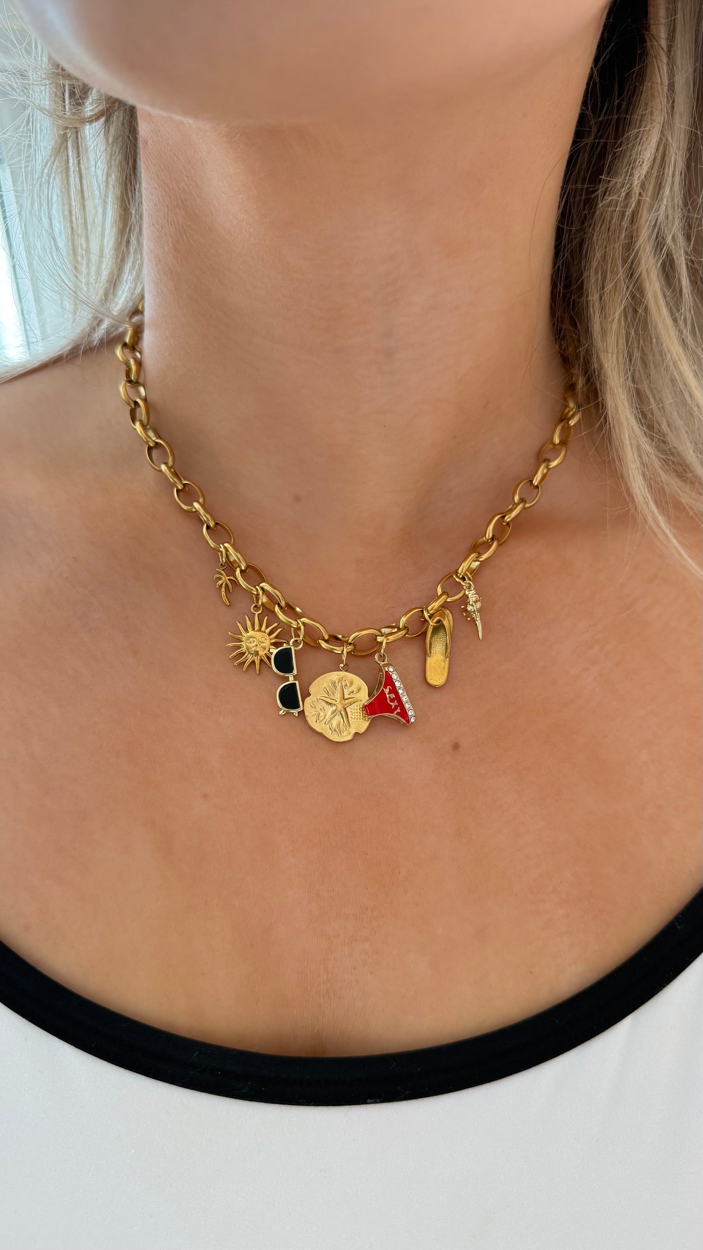 ‘Beach Bum’ Charm Necklace