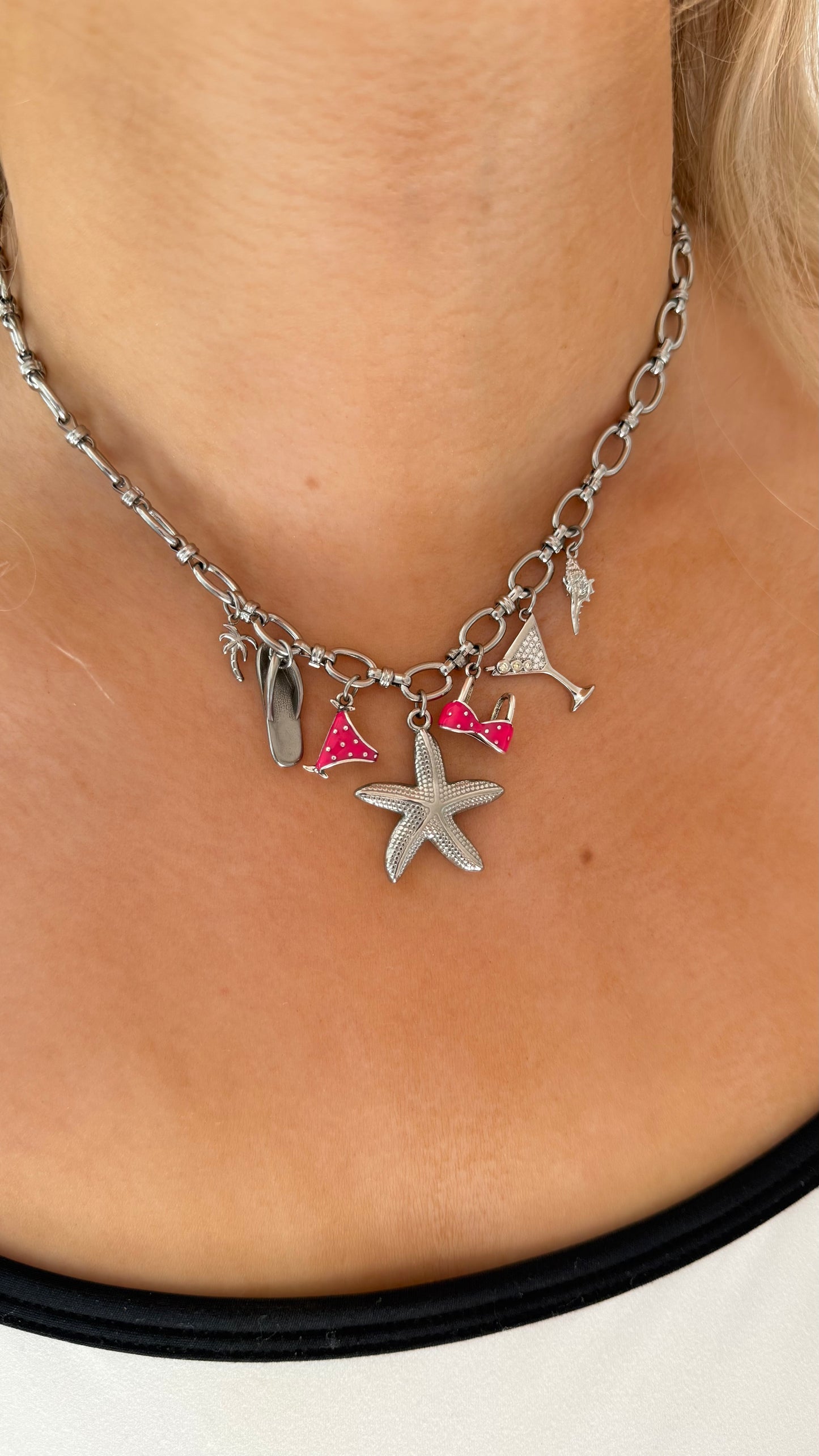‘Stay Salty’ Charm Necklace