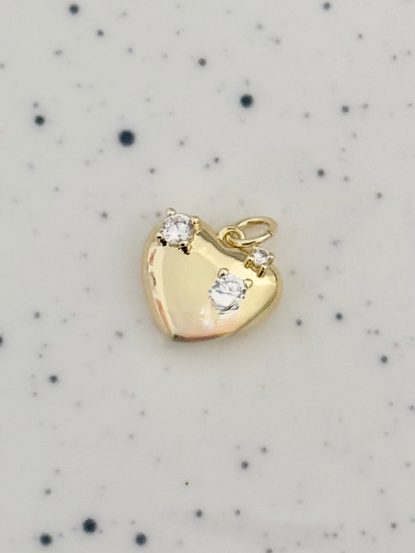 Gold Embellished Heart