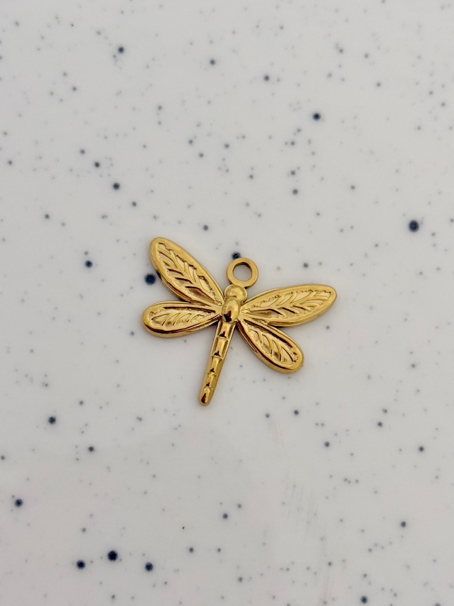 Dragonfly Gold Charm