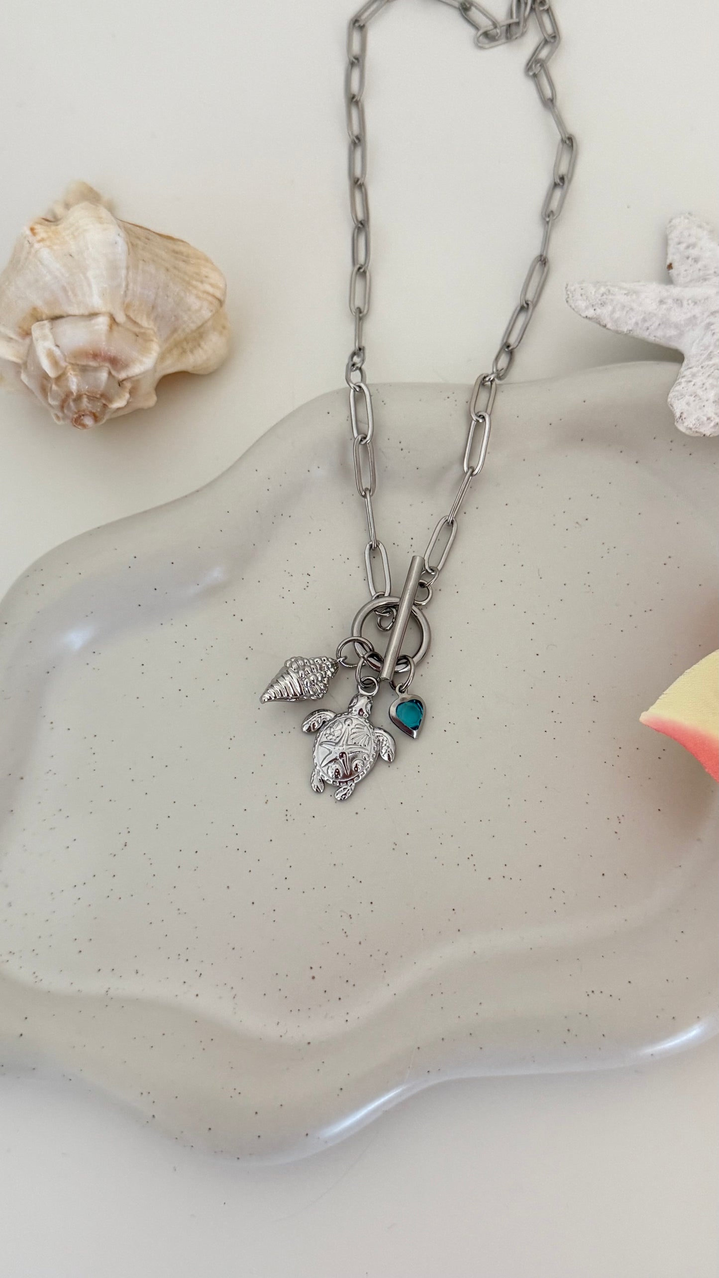 Turtle Babe Charm Necklace