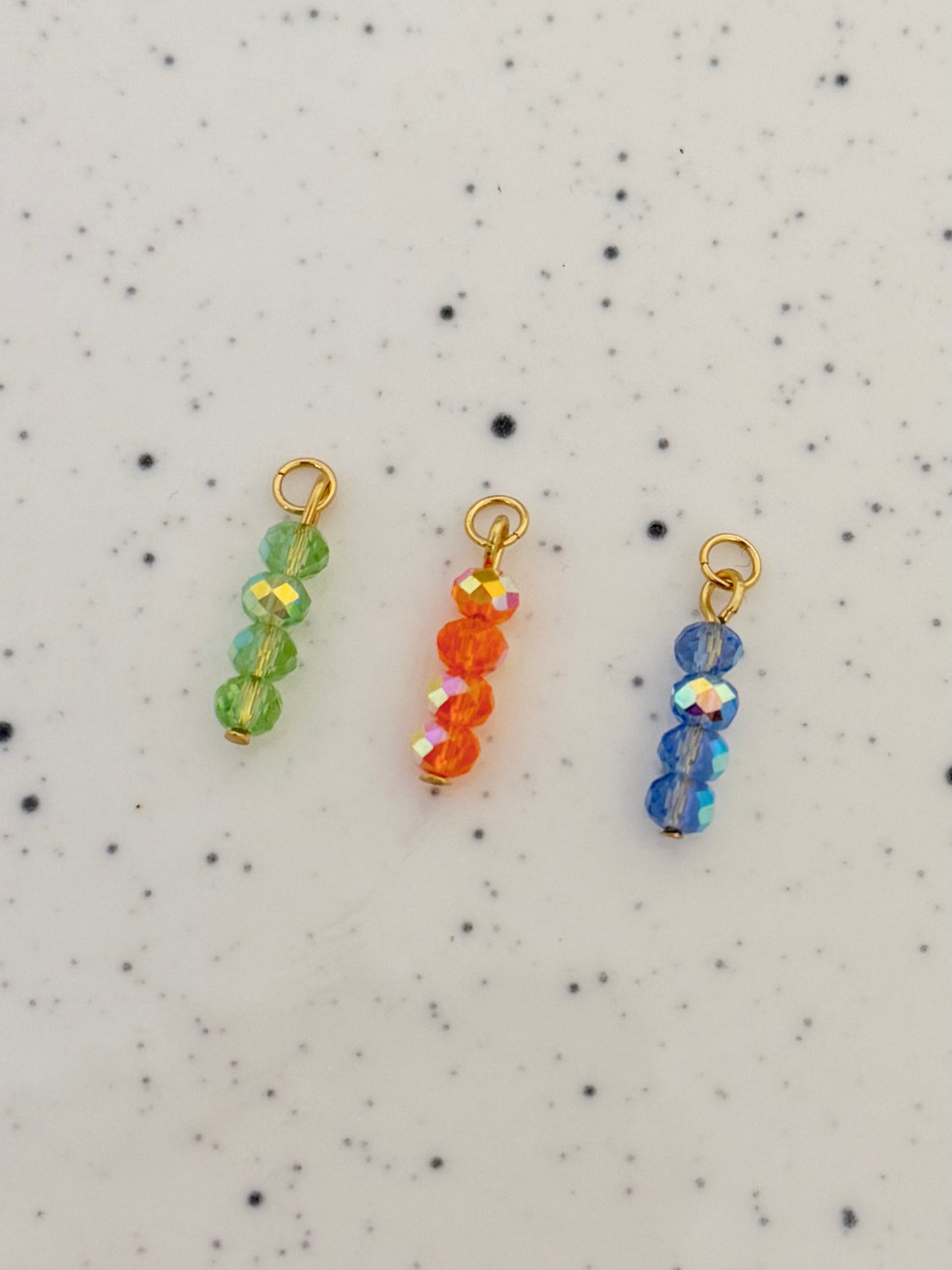 Neon Beaded Charms