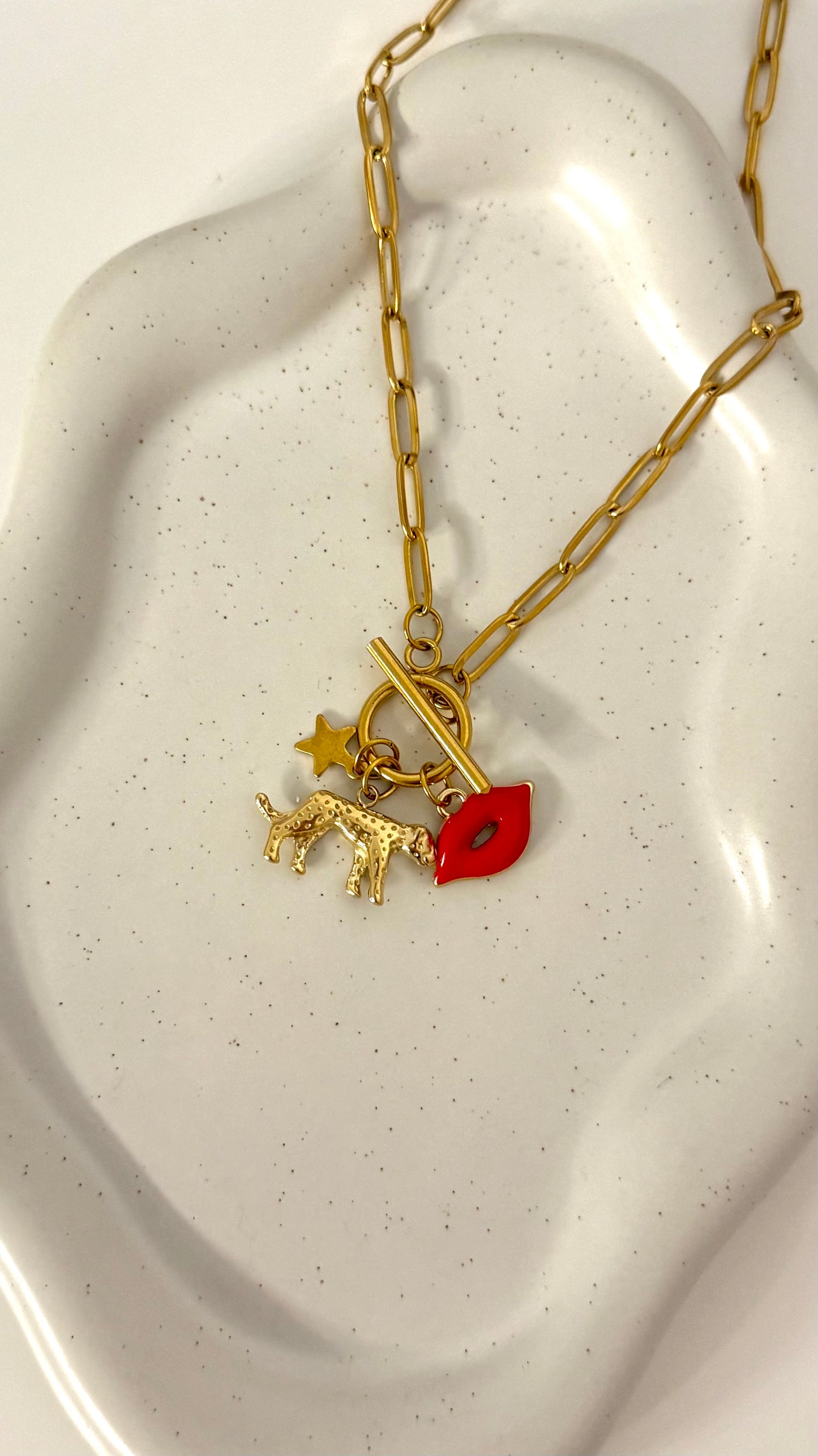 Filthy Animal Gold Charm Necklace
