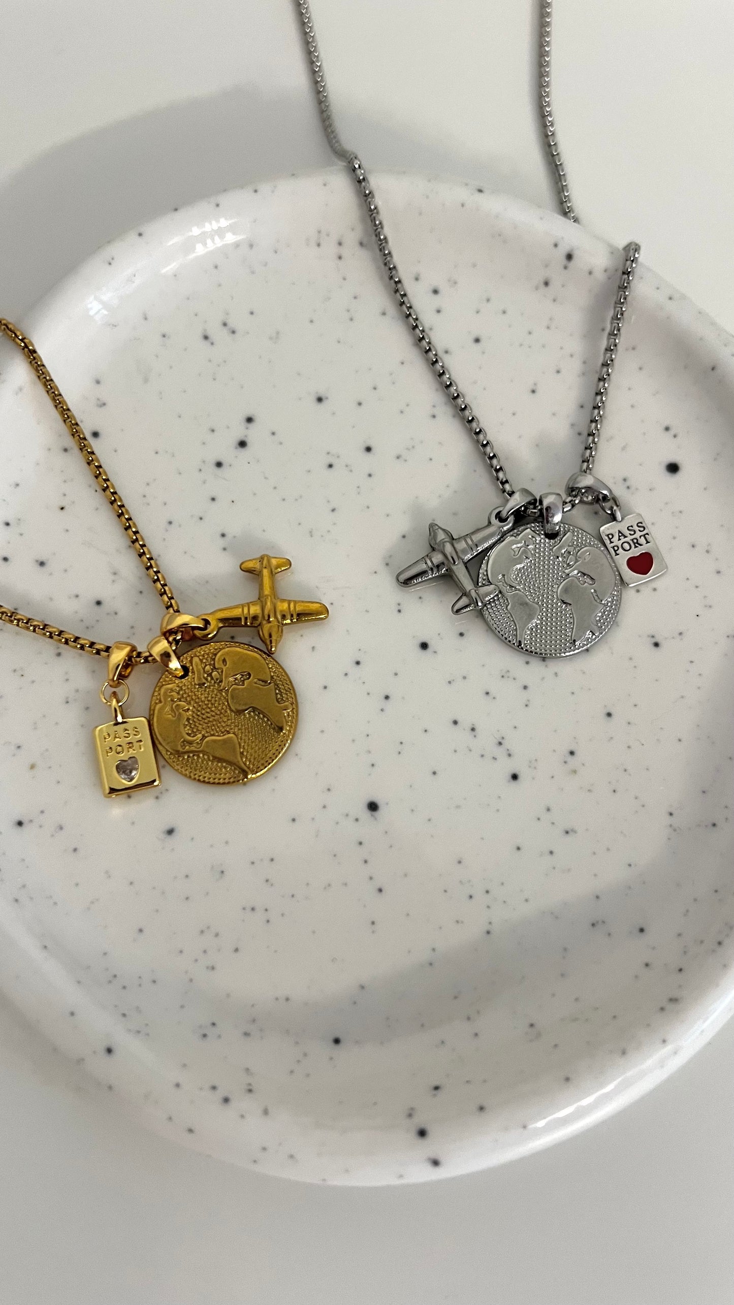 Aeroplane Mode Charm Necklace