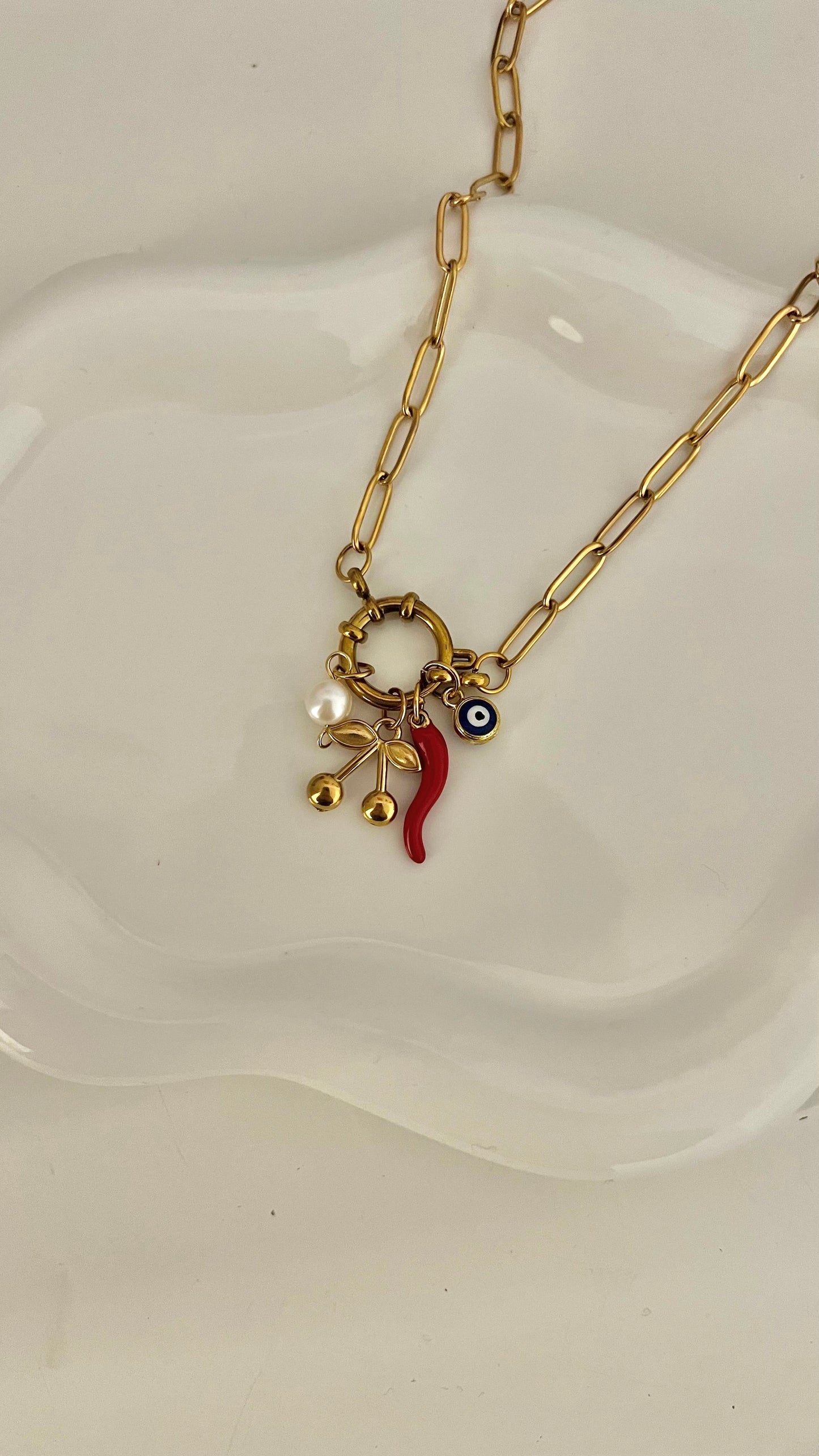 Boho Dream Sailor’s Clasp Charm Necklace