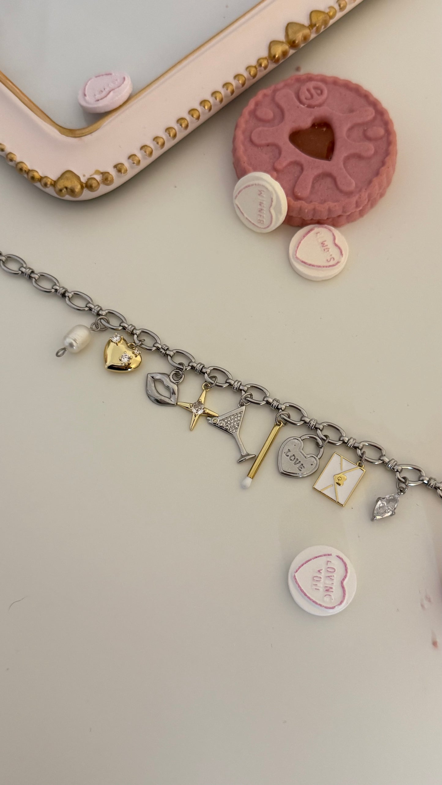 Chunky Round Interlocked Chain Stainless Steel Necklace Chain