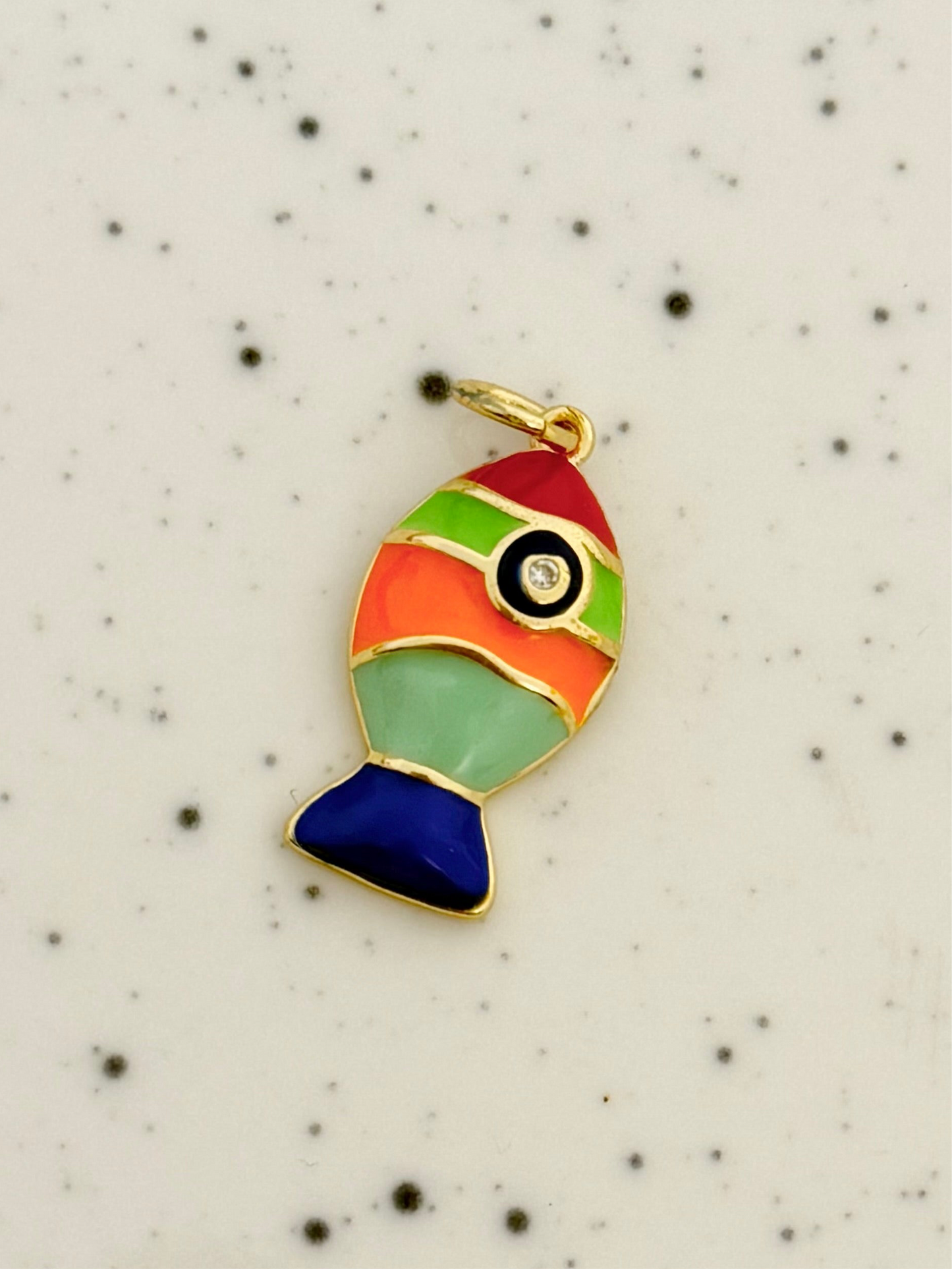 Colourful Fish Charm