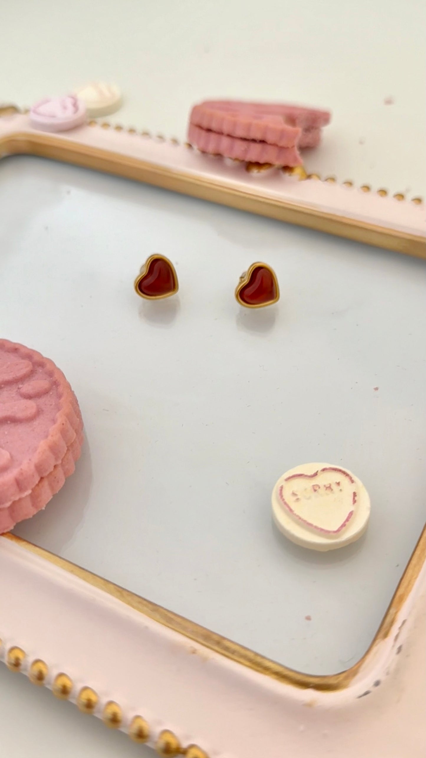Dainty Heart Earrings