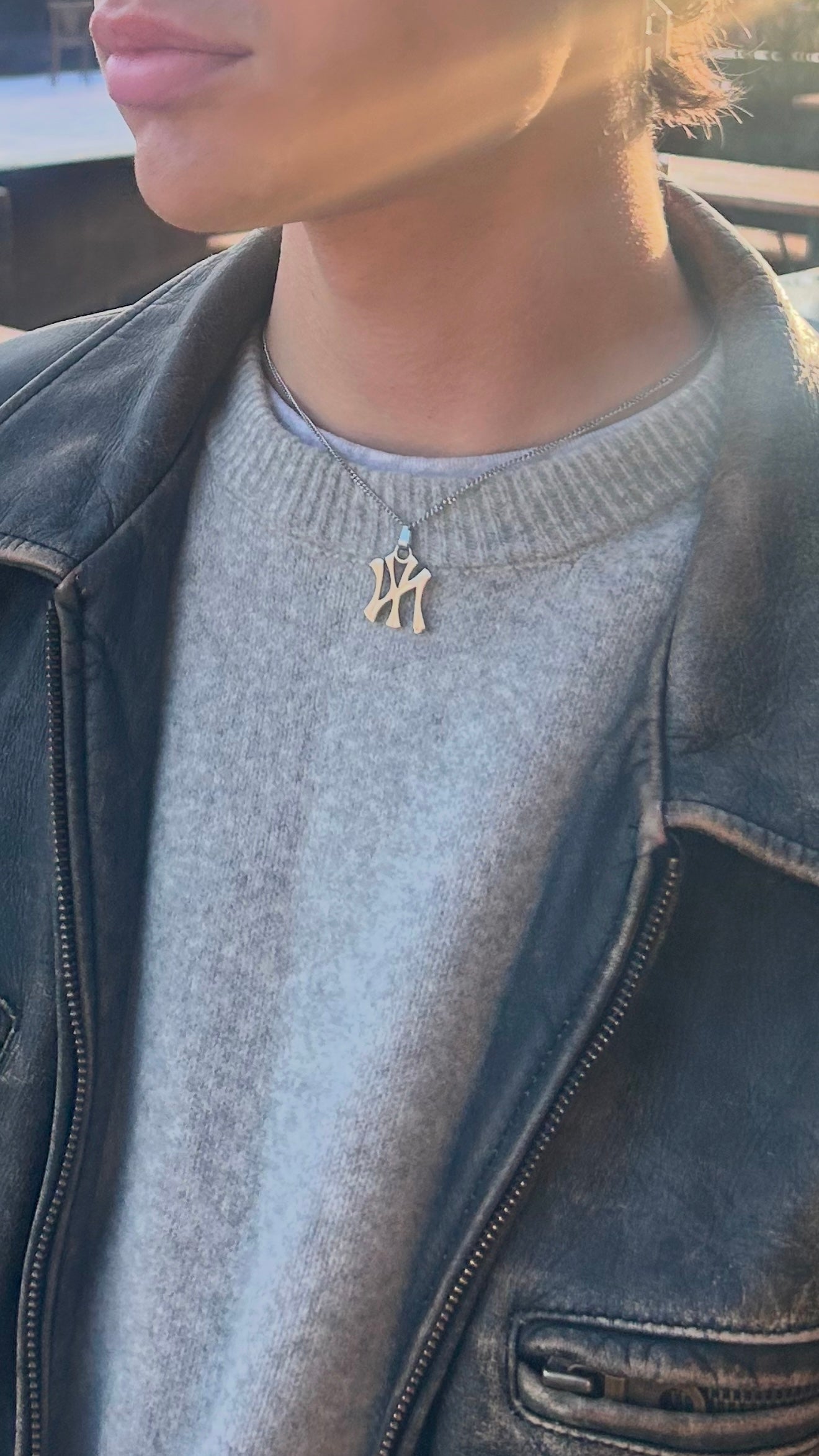 New York Yankee Pendant Necklace