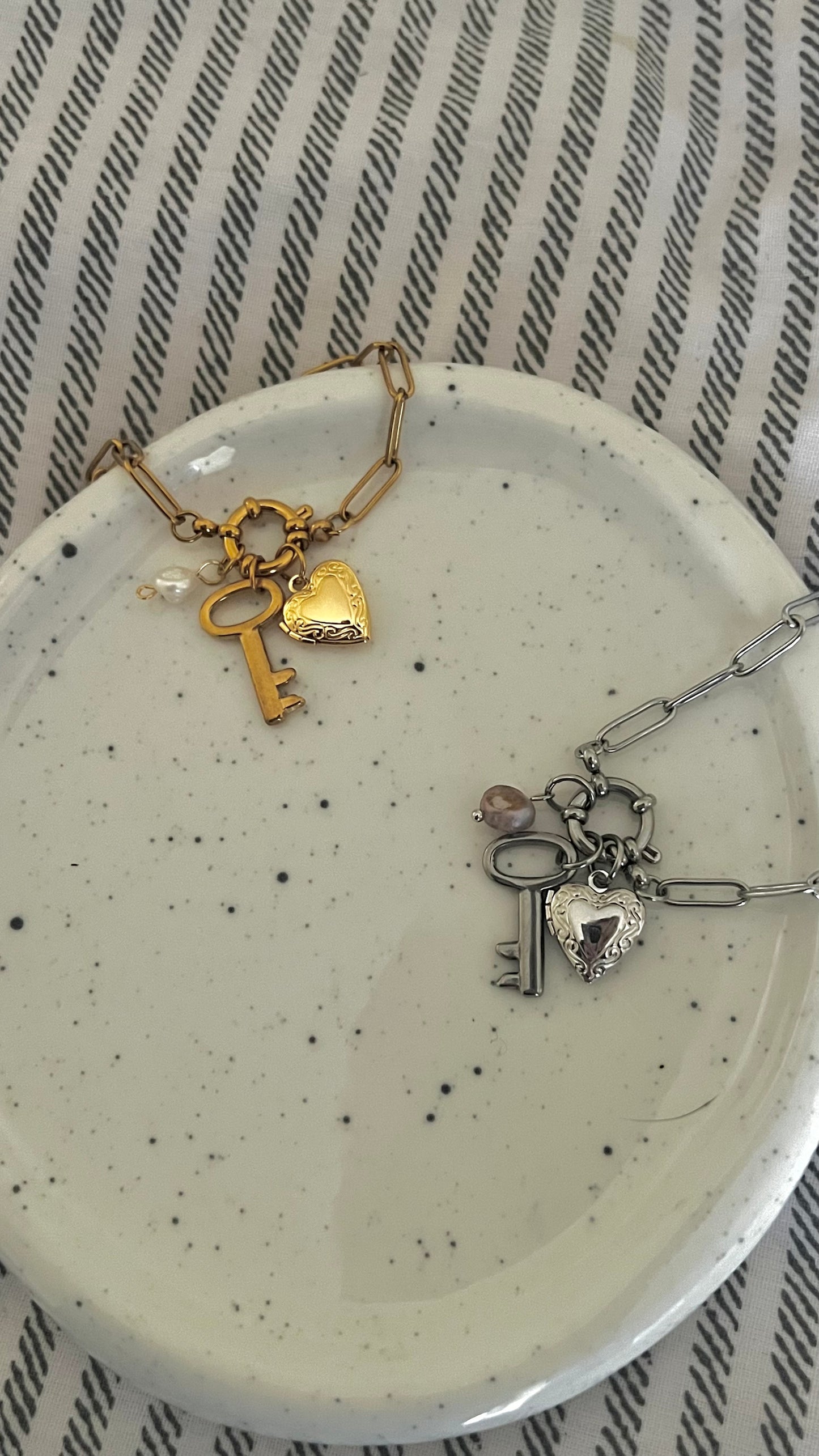 Enchanted Love Sailor’s Clasp Charm Bracelet