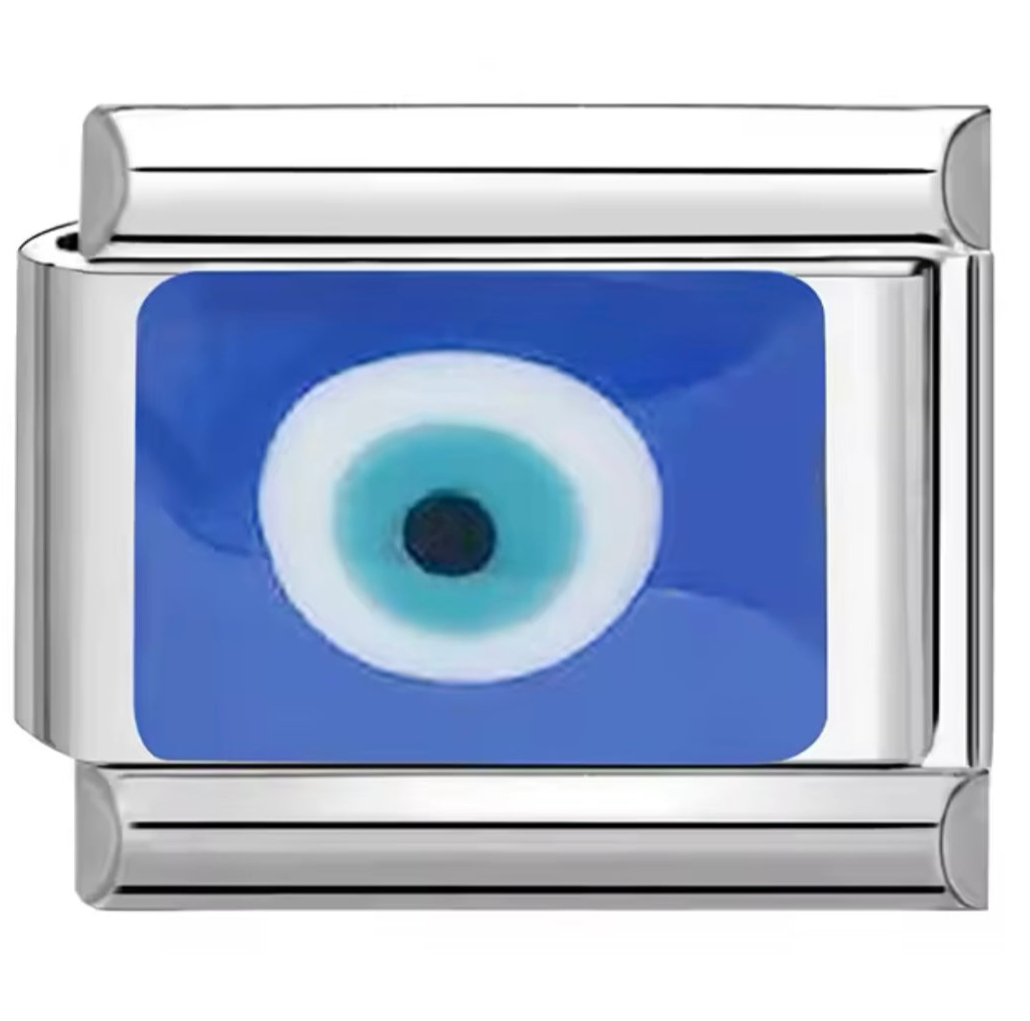 Evil Eye Silver Italian Charm