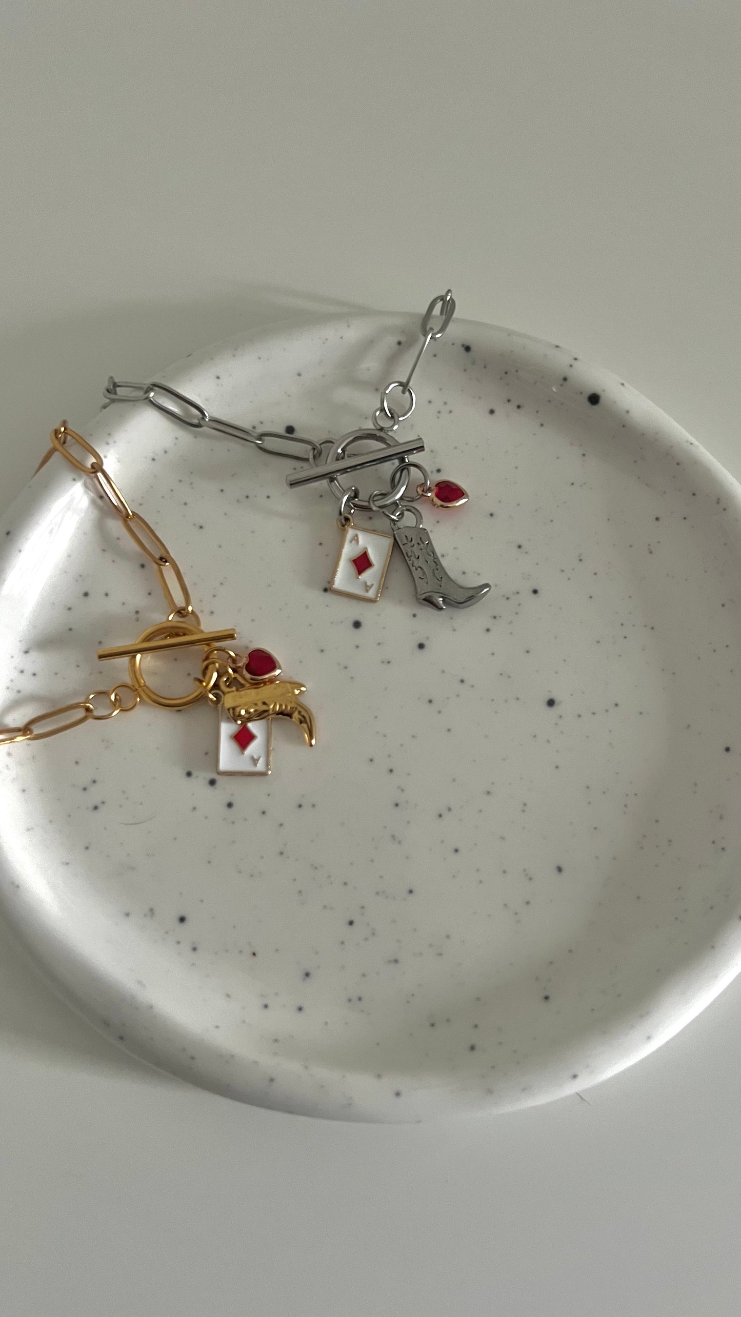 Cowgirling It T Bar Charm Bracelet