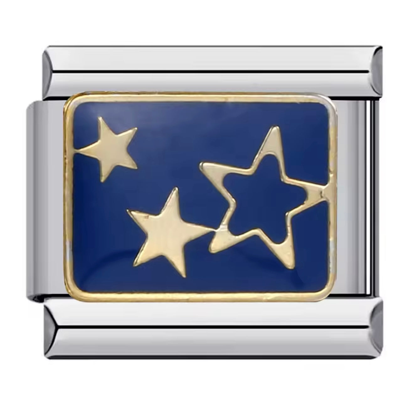 Golden Stars, Silver Italian Charm