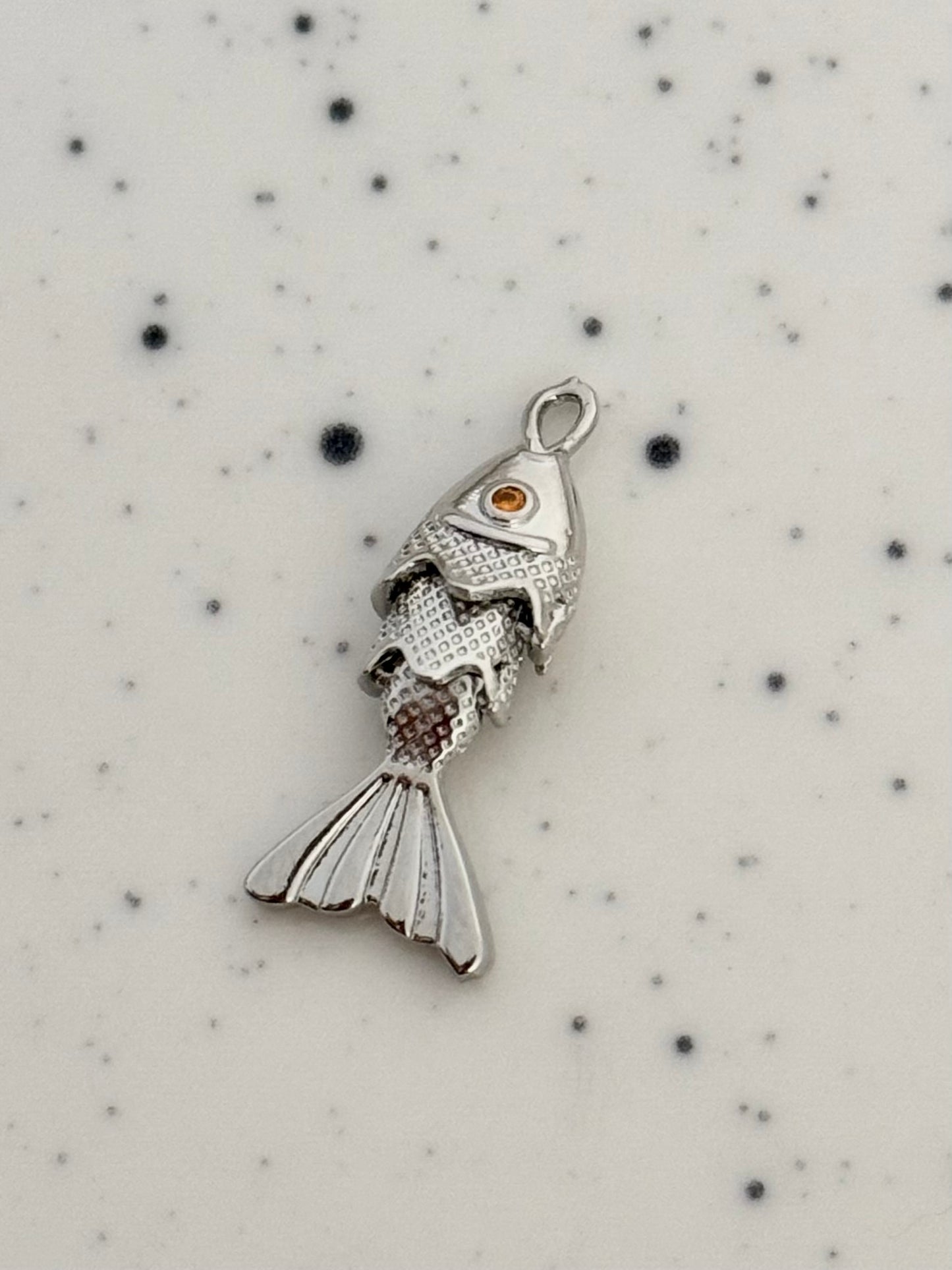Silver Fish Charm