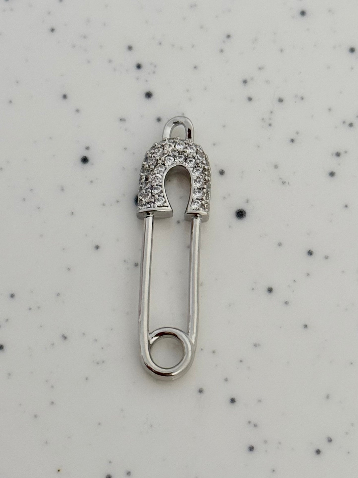 Paperclip Silver Charm