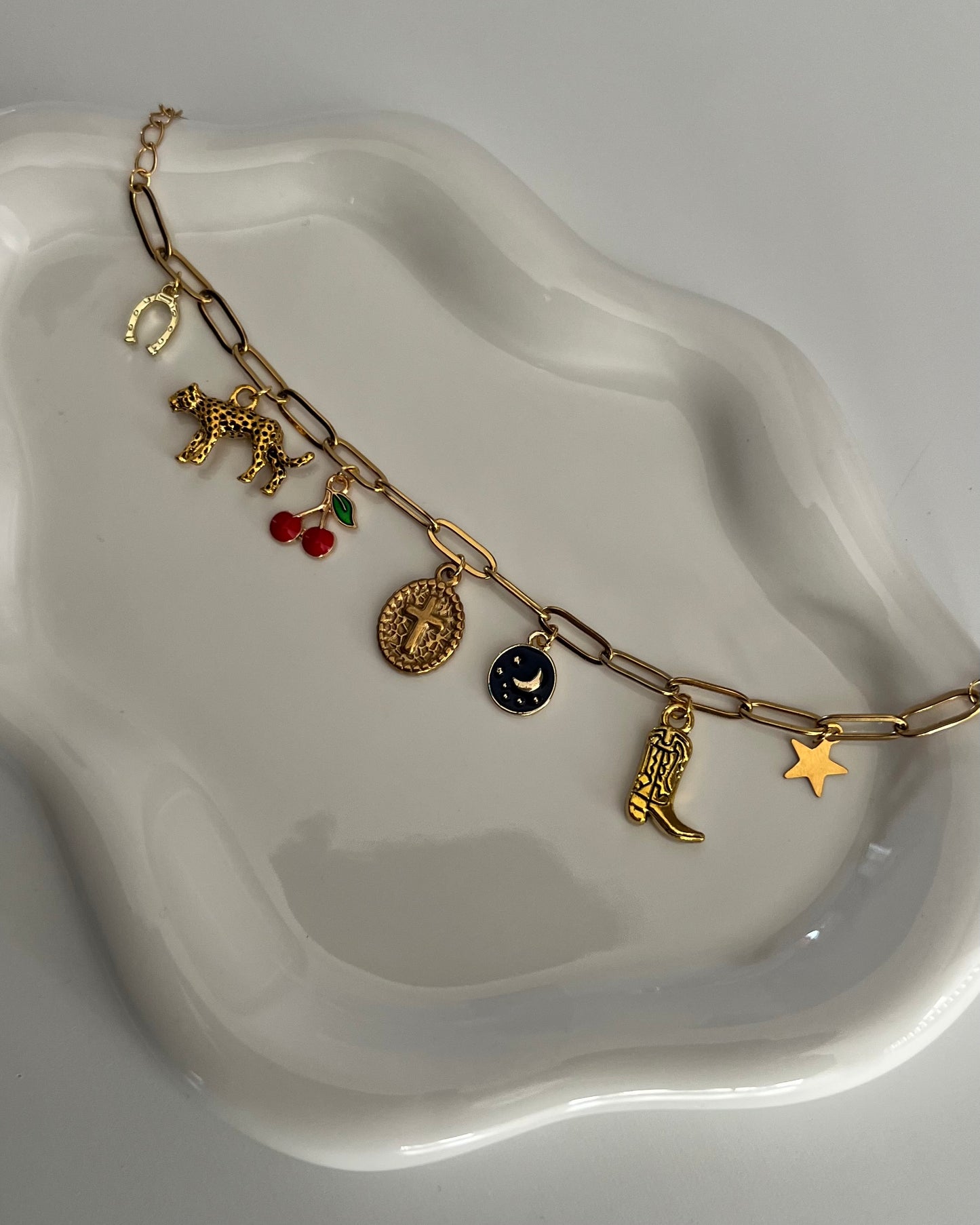 Night Princess Charm Bracelet