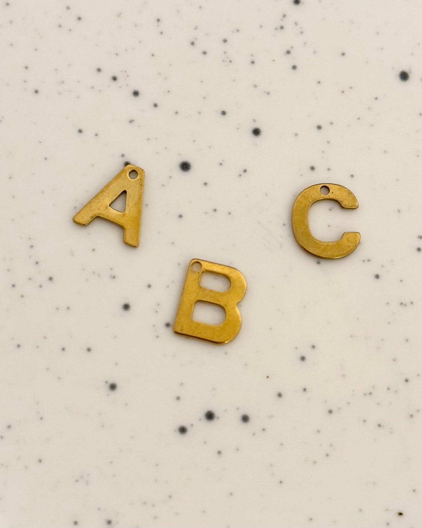 Gold A-Z Letter