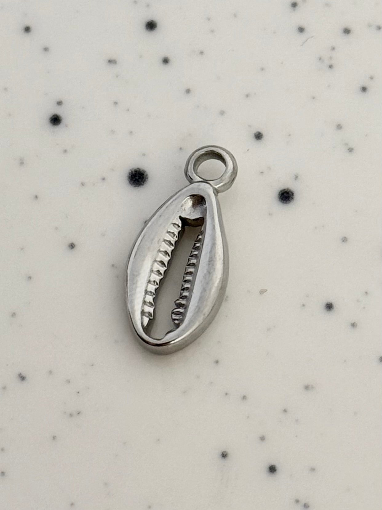 Silver Shell Charm