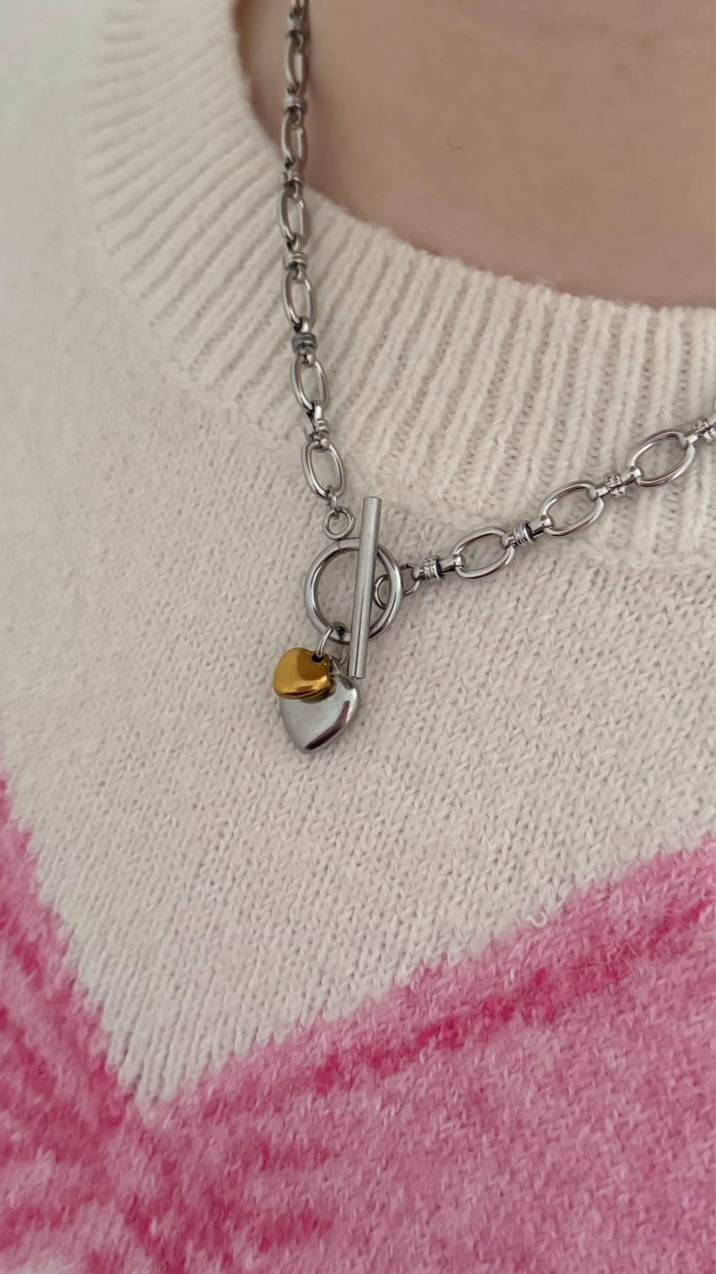 ‘Mixed Signals’ Charm Necklace
