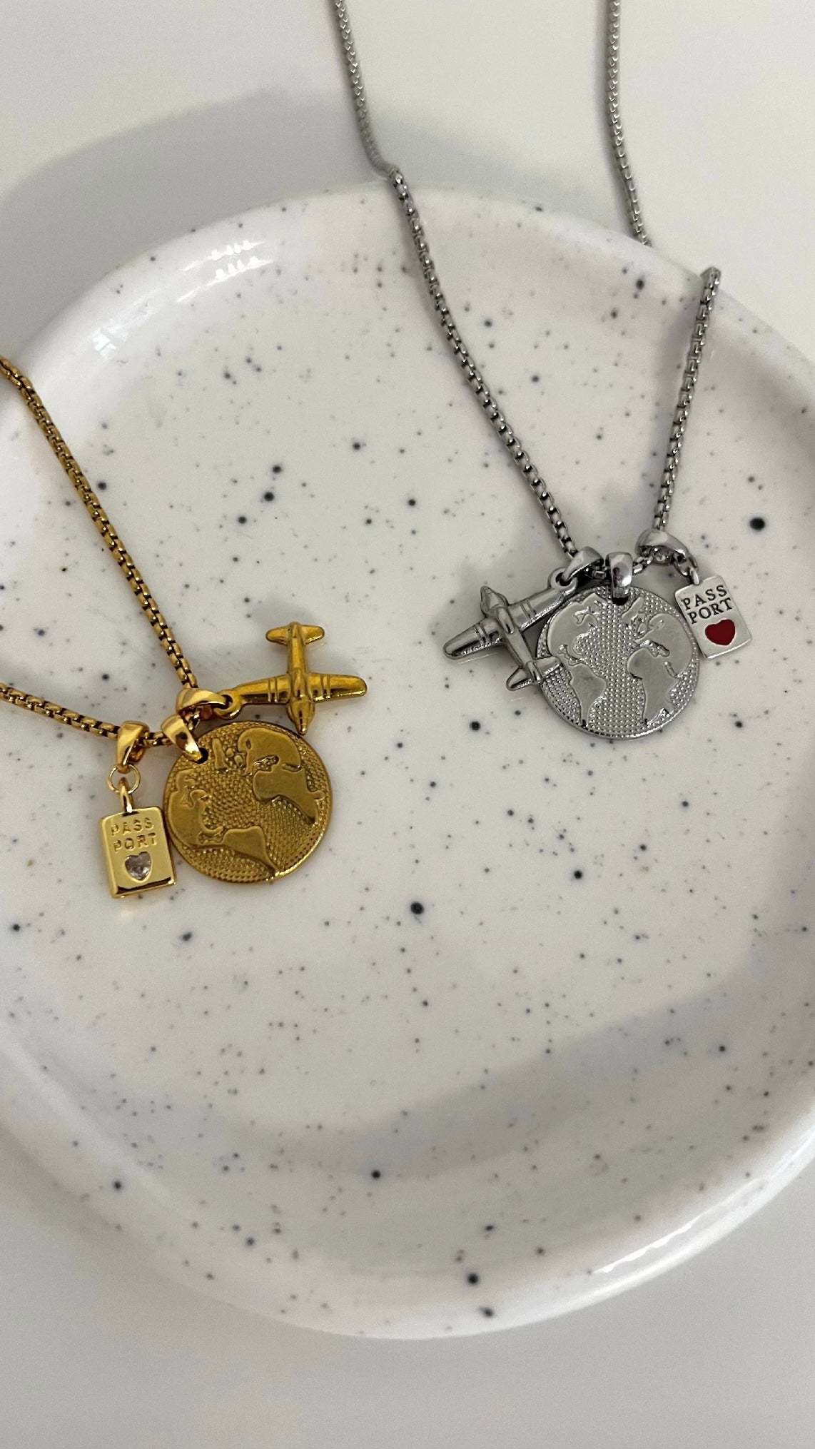 Aeroplane Mode Charm Necklace