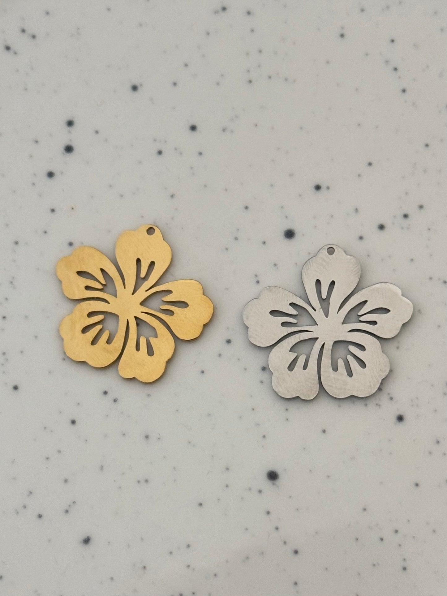 Hibiscus Flower Charm