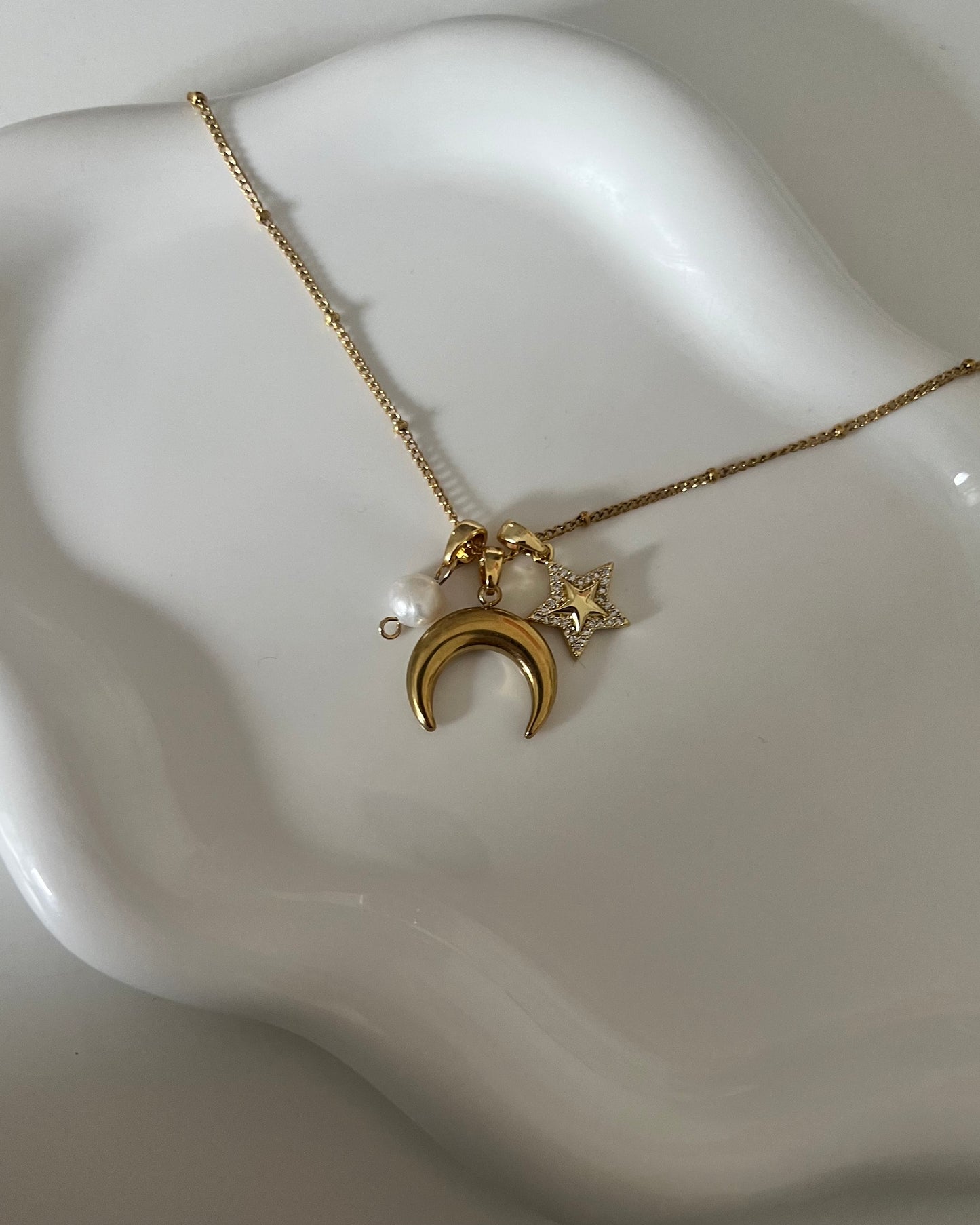 In The Clouds Charm Necklace