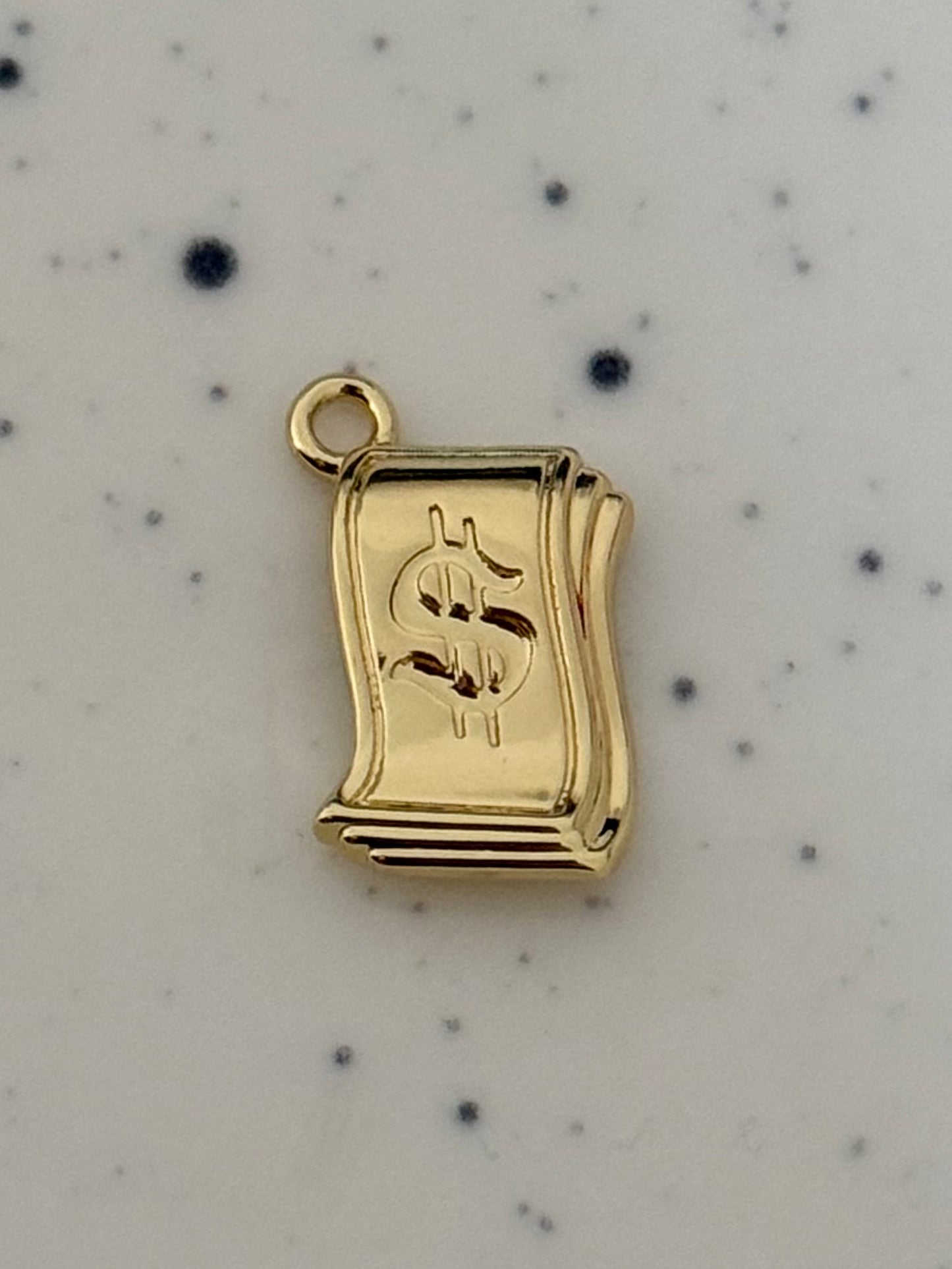 Dollar Gold Charm