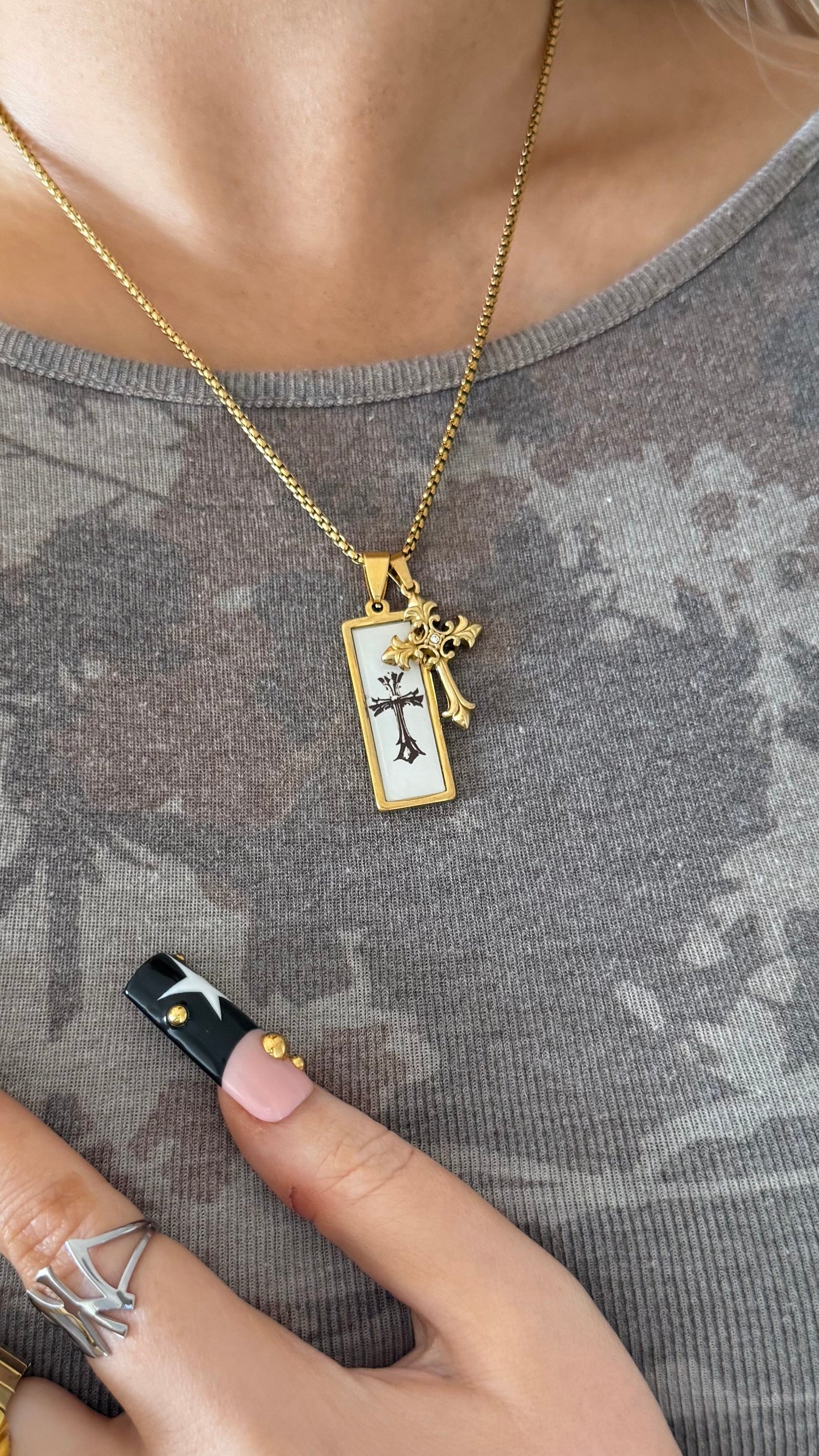 The “SWAG Girl” Cross Charm Necklace