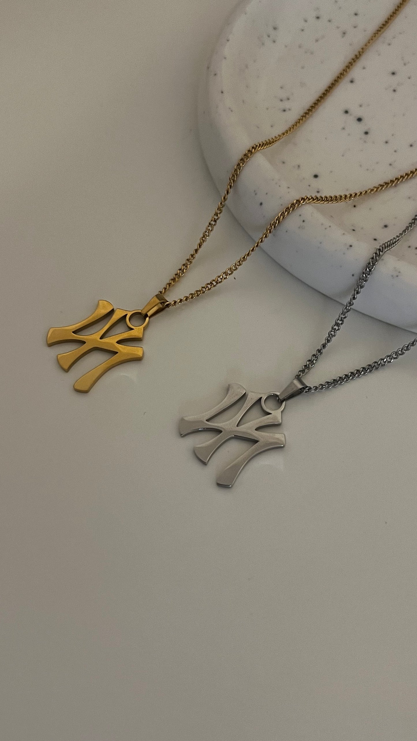 New York Yankee Pendant Necklace