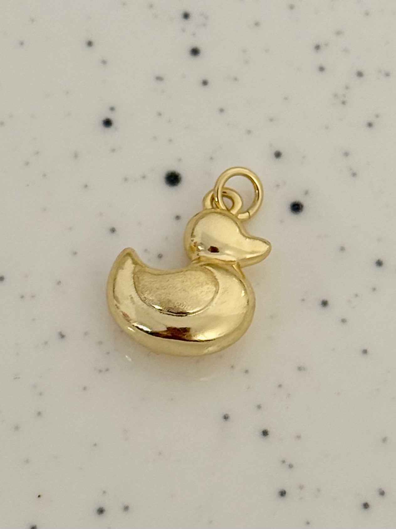 Rubber Duck Gold Charms