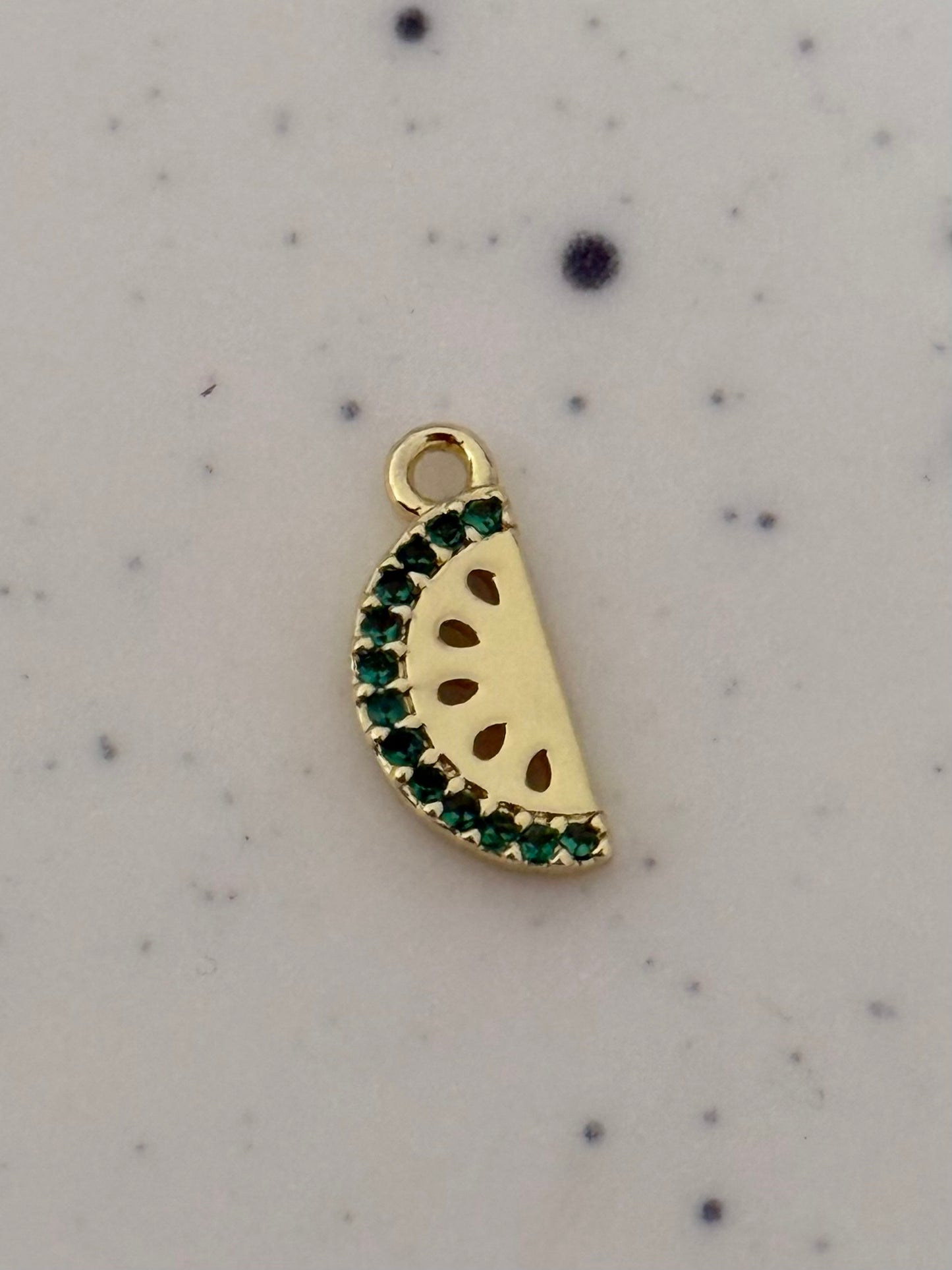 Lime Gold Charm