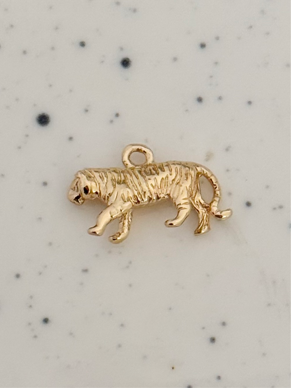 Gold Lion Charm