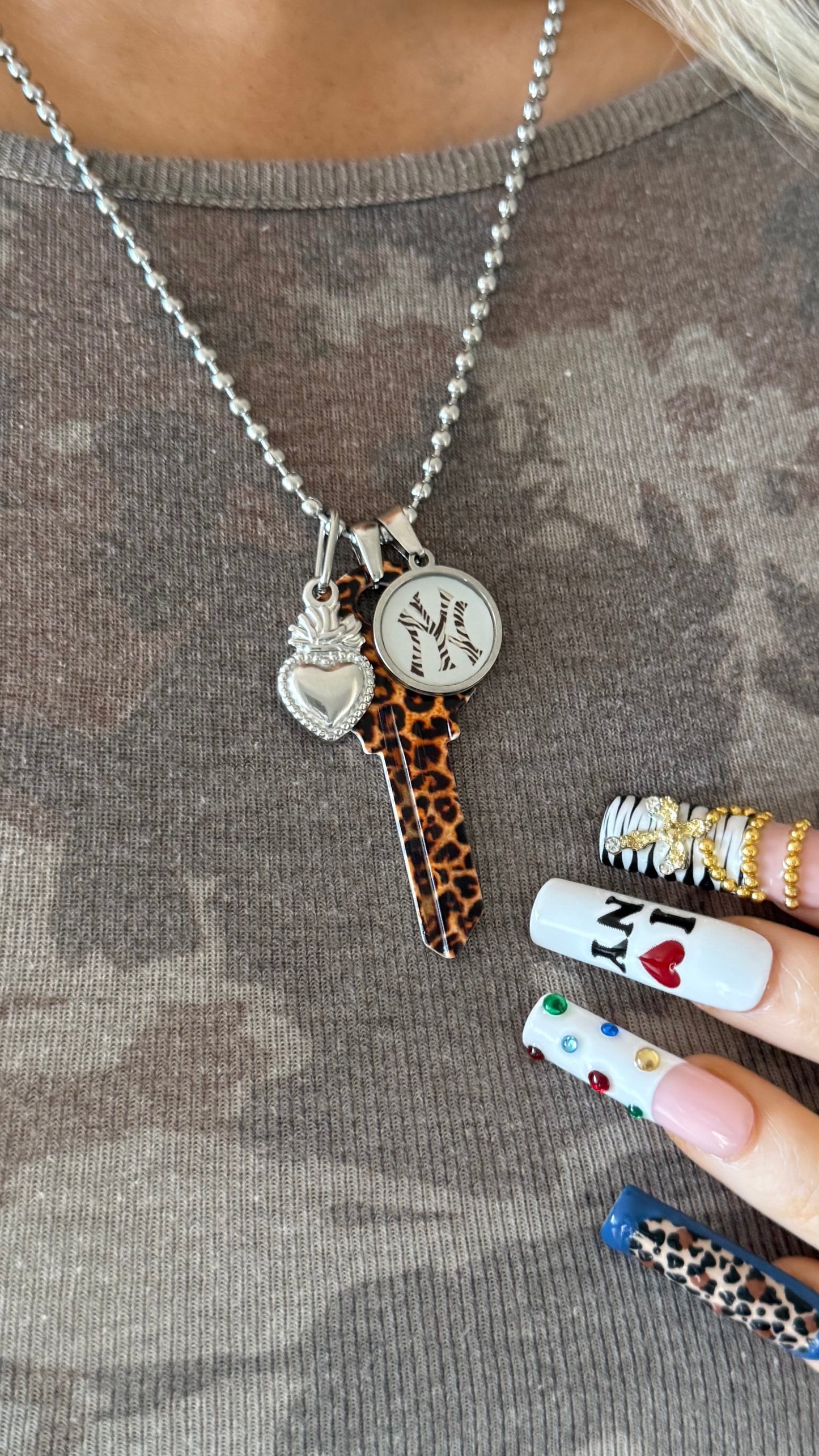 The “Wild At Heart” Charm Necklace