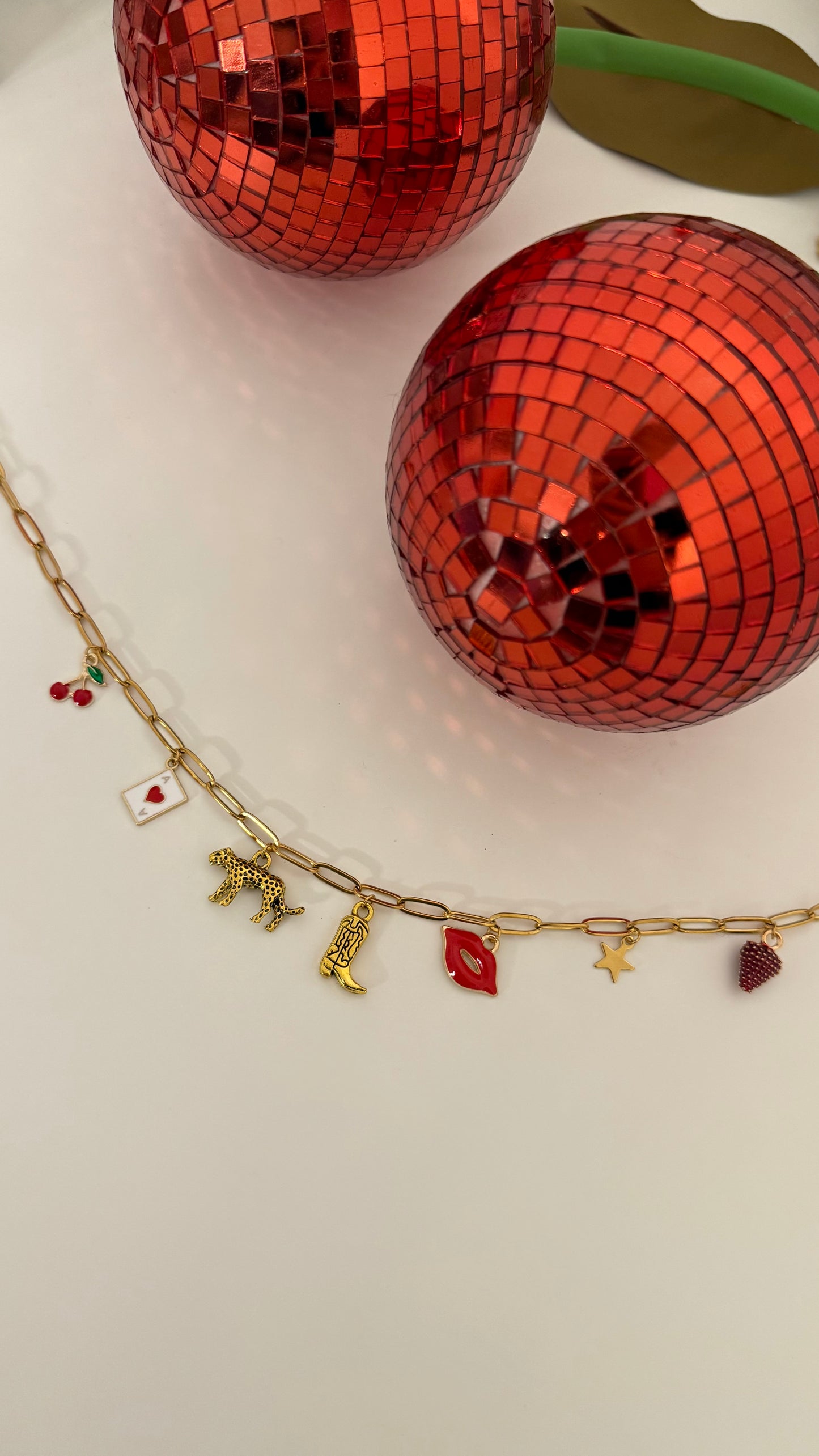 Dancing Cowgirl Charm Necklace