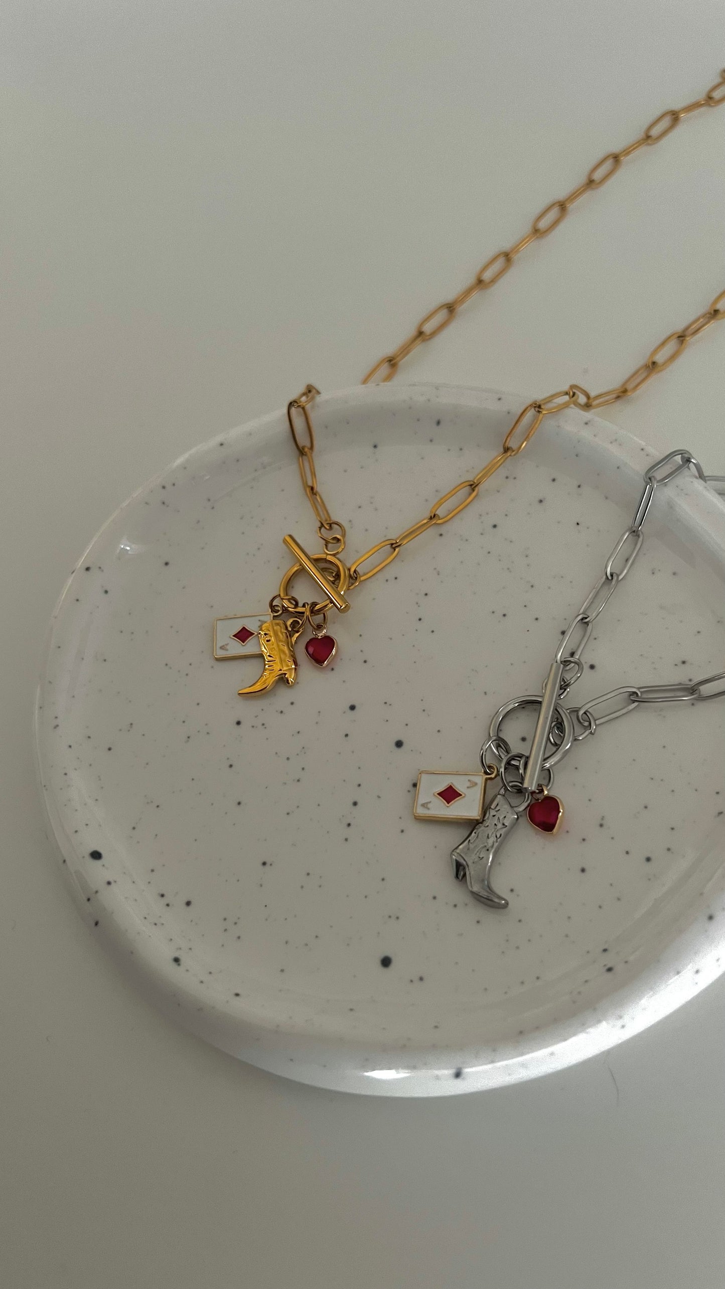 Cowgirling It T Bar Charm Necklace