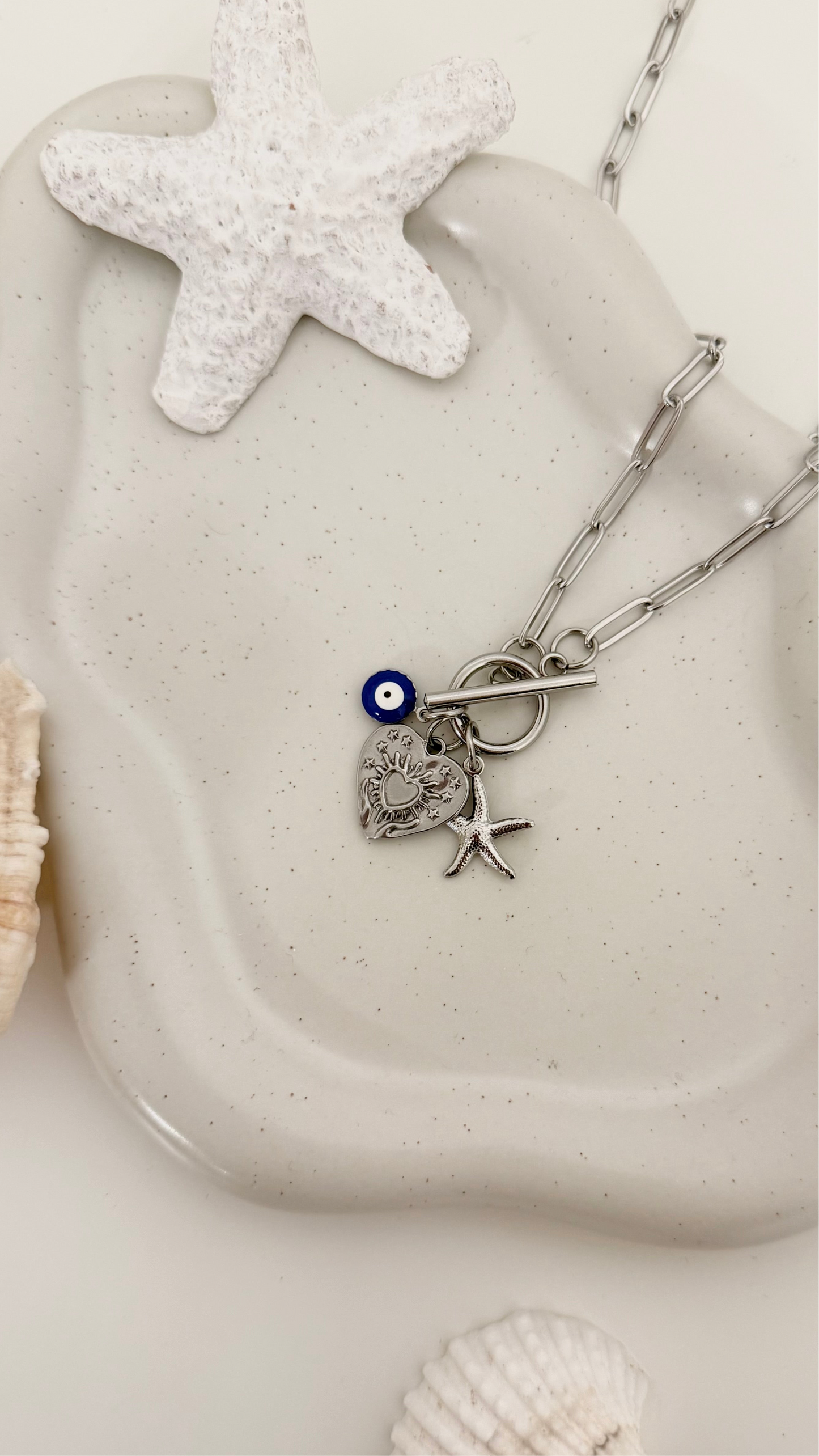 Sailor’s Delight Silver Charm Necklace