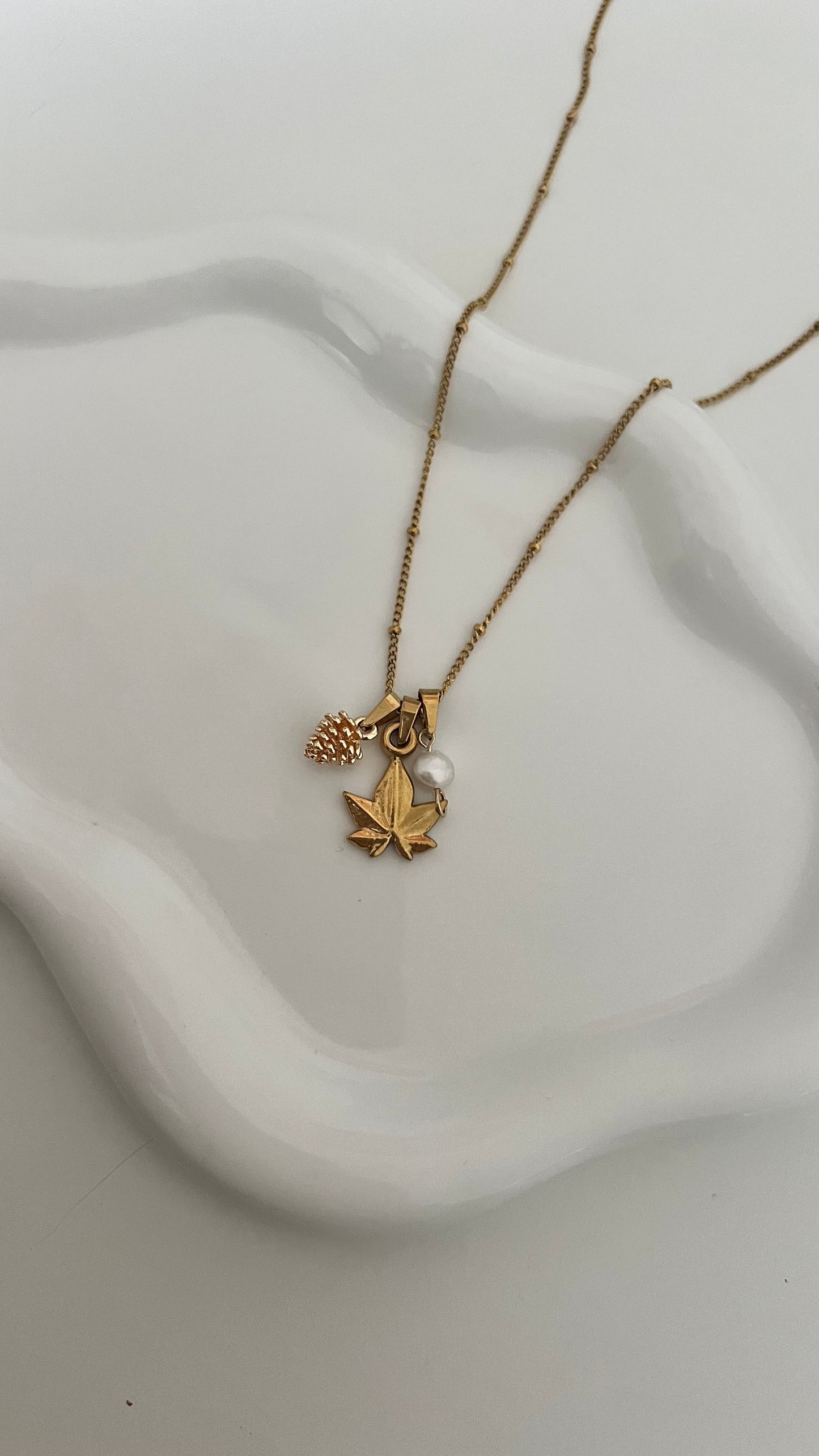 Maple Charm Necklace