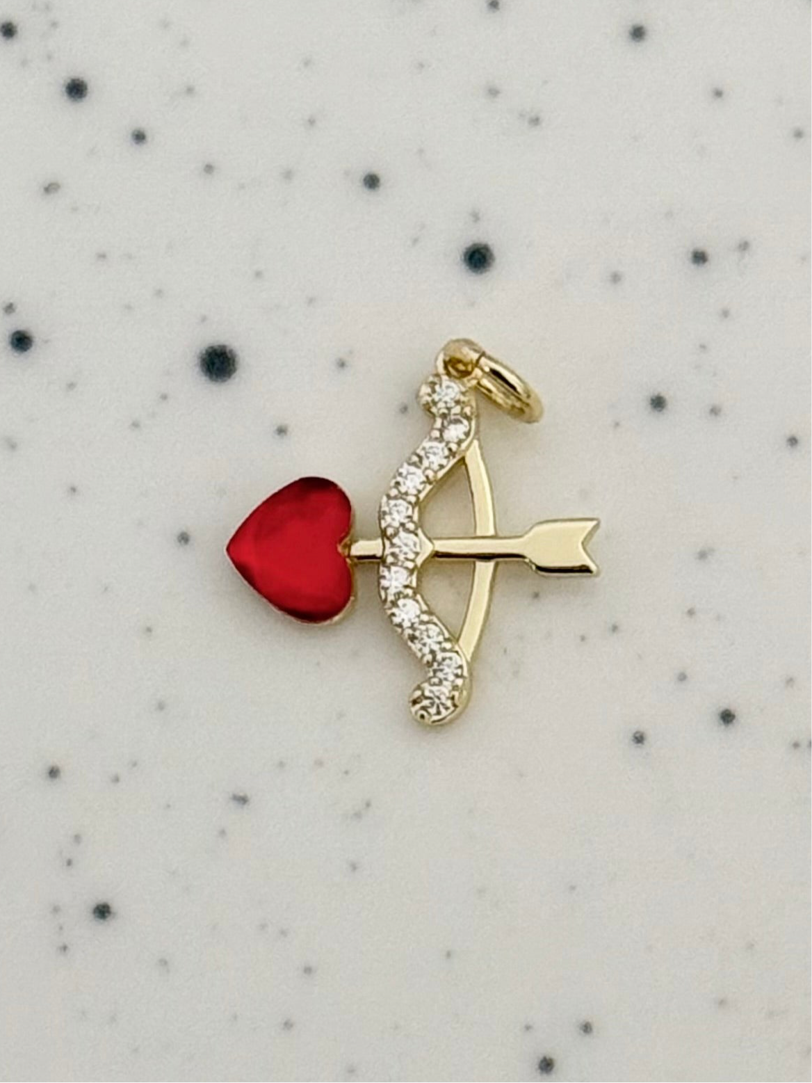 Cupid’s Arrow Gold Charm