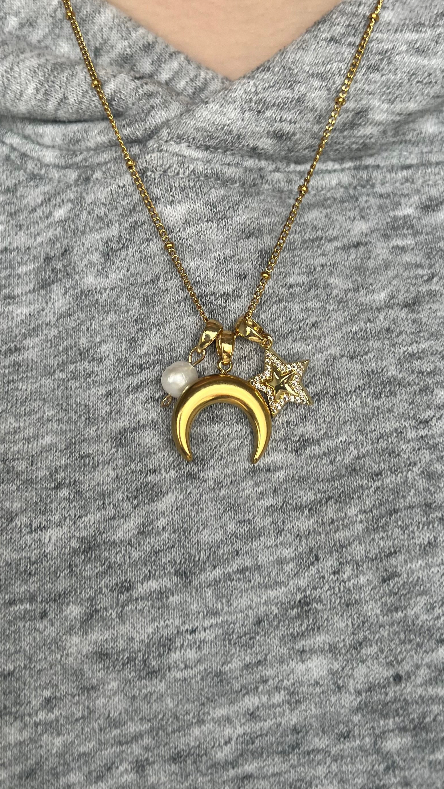 In The Clouds Charm Necklace