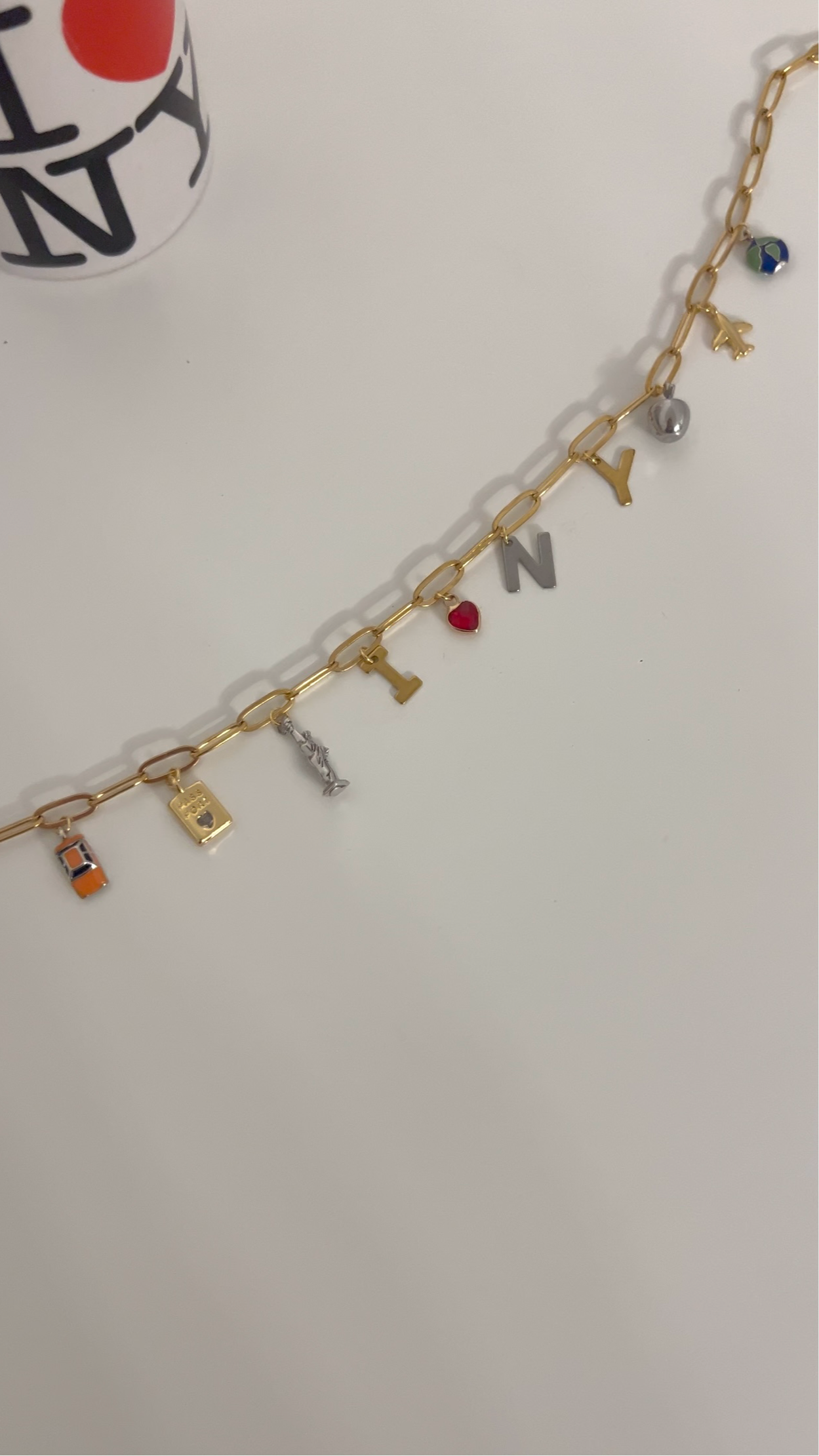 A PostCard From New York Charm Necklace