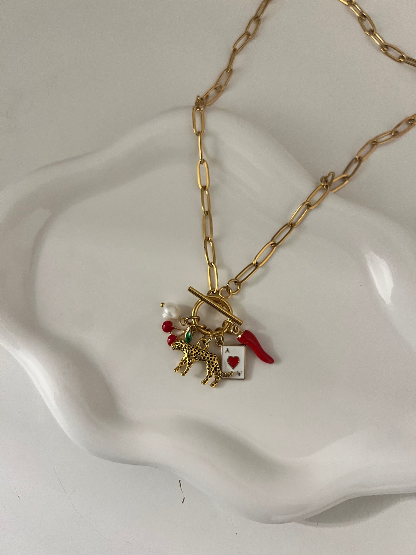 The Cool Leopard Charm Necklace