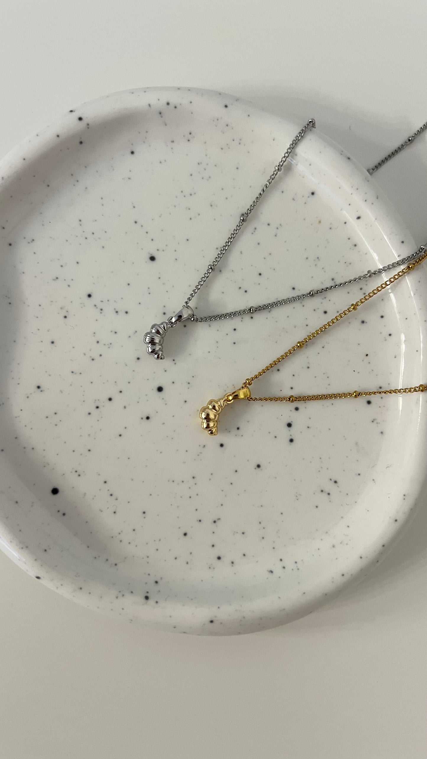 Croissant Pendant Necklace