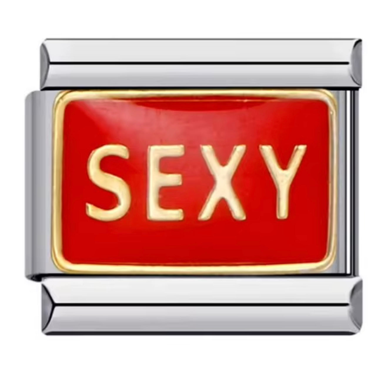 ‘SEXY’ Red & Gold Italian Charm