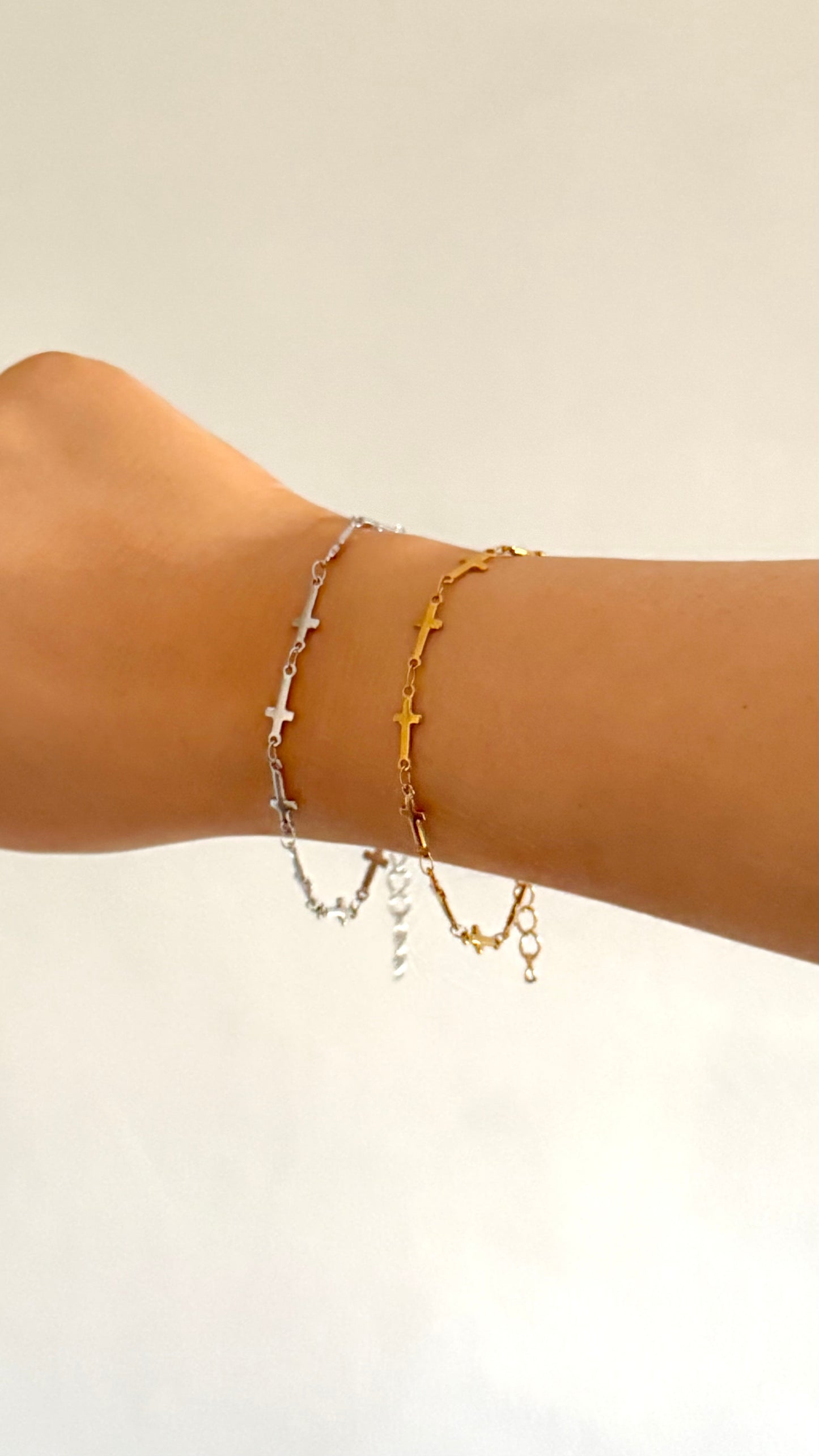 Cross Chain Bracelet