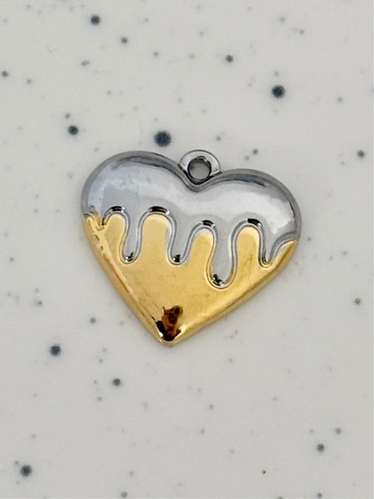 Two Toned Melting Heart