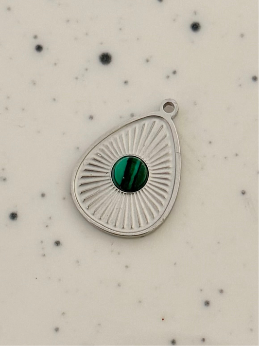 Avocado Silver Charm